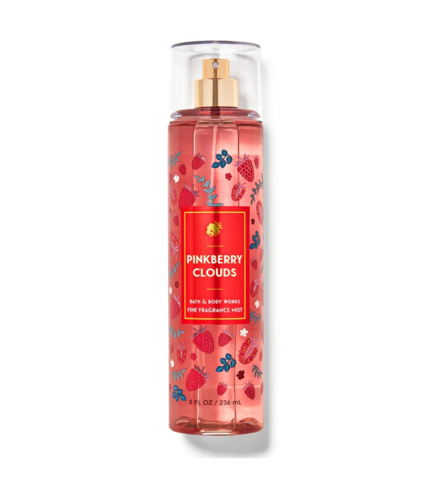 Pinkberry Clouds Fine Fragrance Mist 236ml/ 8 fl oz (Strawberry Spun Sugar Marshmallow Fluff Fresh Air)