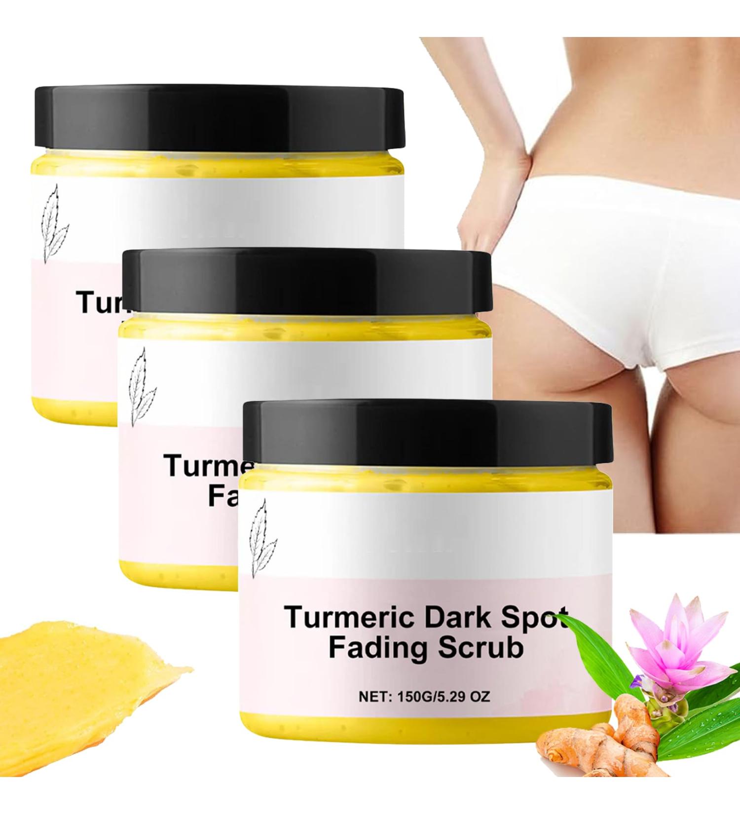 Brightening Bikini Scrub For Body Care Intimate Exfoliating Body Scrub For Dark Spots Ingrown Hair Treatment For Bikini Area Bump Eraser Bikini Area Exfoliator for Women 150 g (3pc) - Buy Online on GoSupps.com