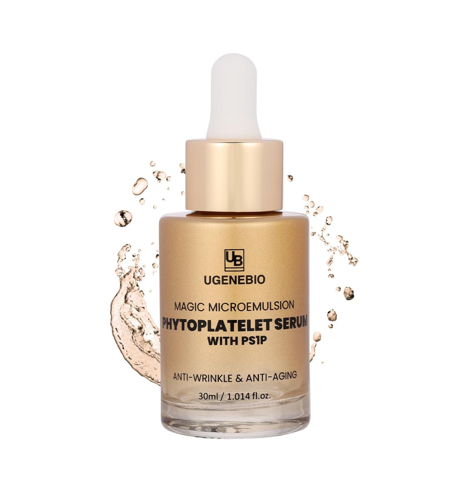 GreenEco Phytoplatelet Serum Antioxidant, Hydrating K-Beauty Skincare - Advanced Anti-Wrinkle Treatment with PS1P, Niacinamide & Vitamin C - Buy Online on GoSupps.com