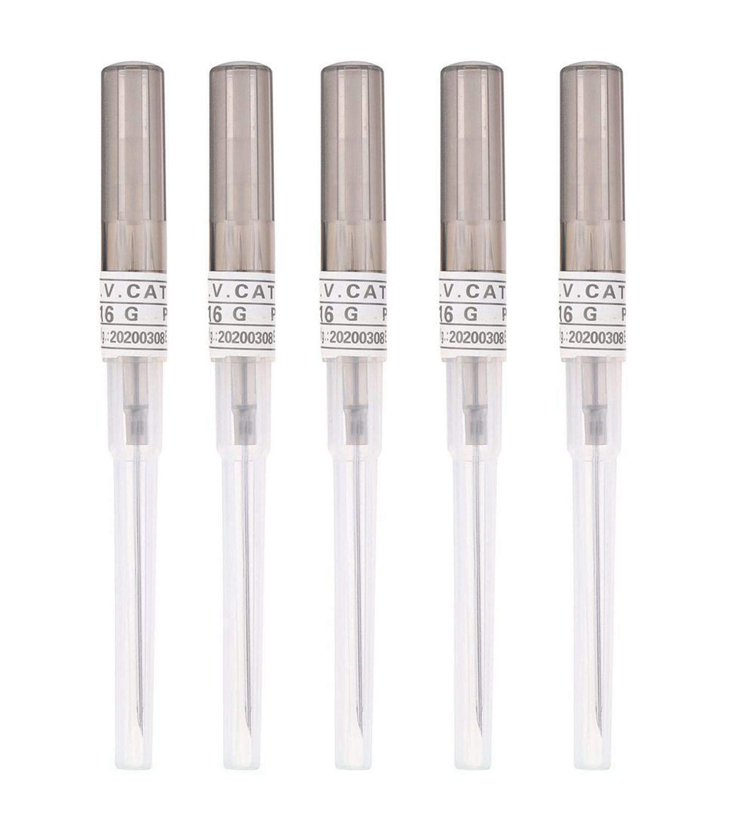 Piercing Needles 5PCS 16G IV Catheter Kit for IV Start & Ear Nose Piercing - Needle Supply - Buy Online on GoSupps.com