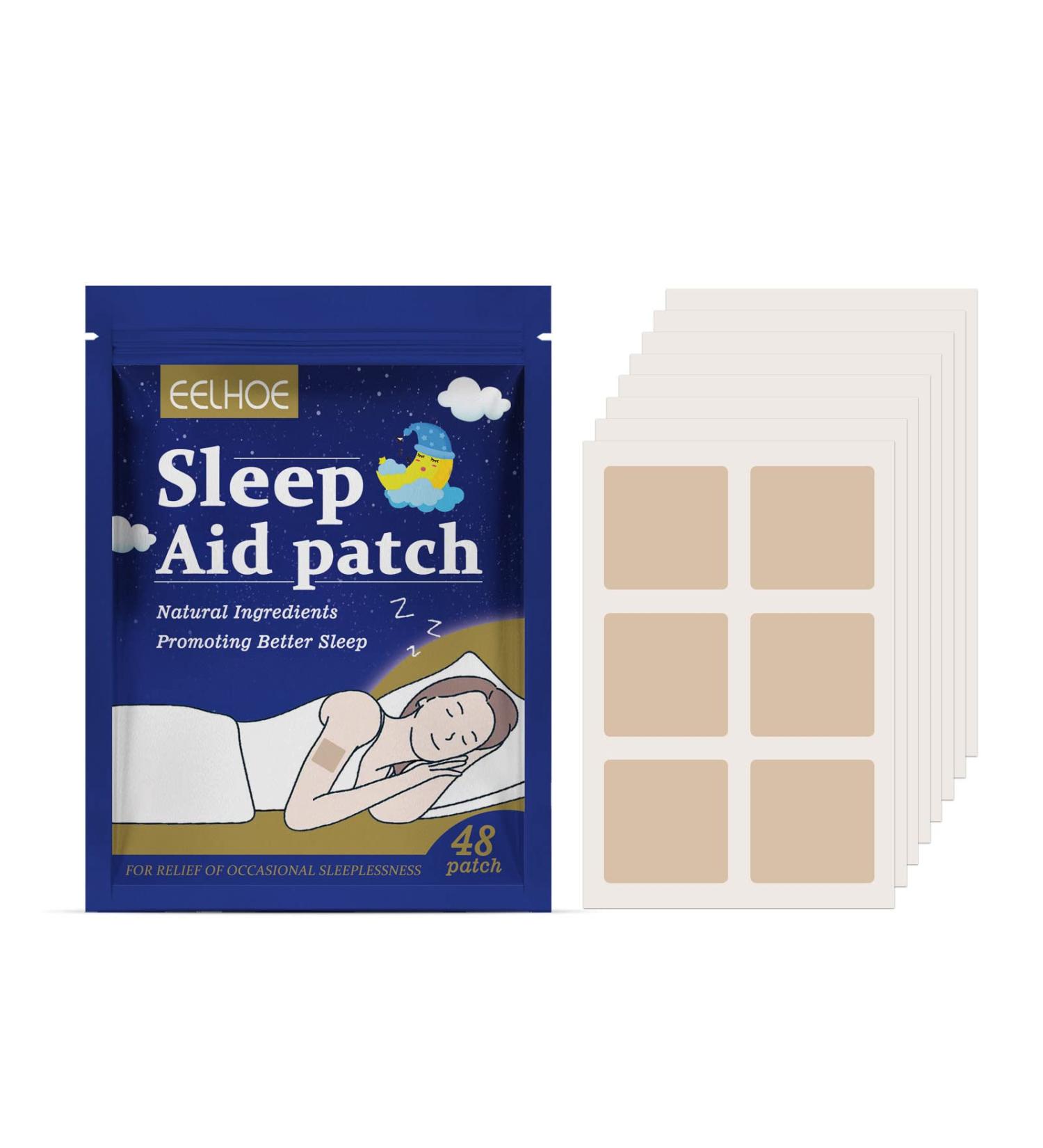 Natural Sleep Aid - 48 Patches for Faster Sleep Muscle Relief & Body Fatigue | International Shipping - Buy Online on GoSupps.com