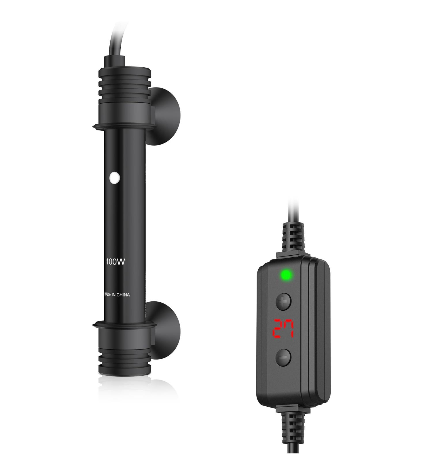NICREW 100W Aquarium Heater - Adjustable Temperature & Overheating Protection for Aquariums up to 80L - Buy Online on GoSupps.com