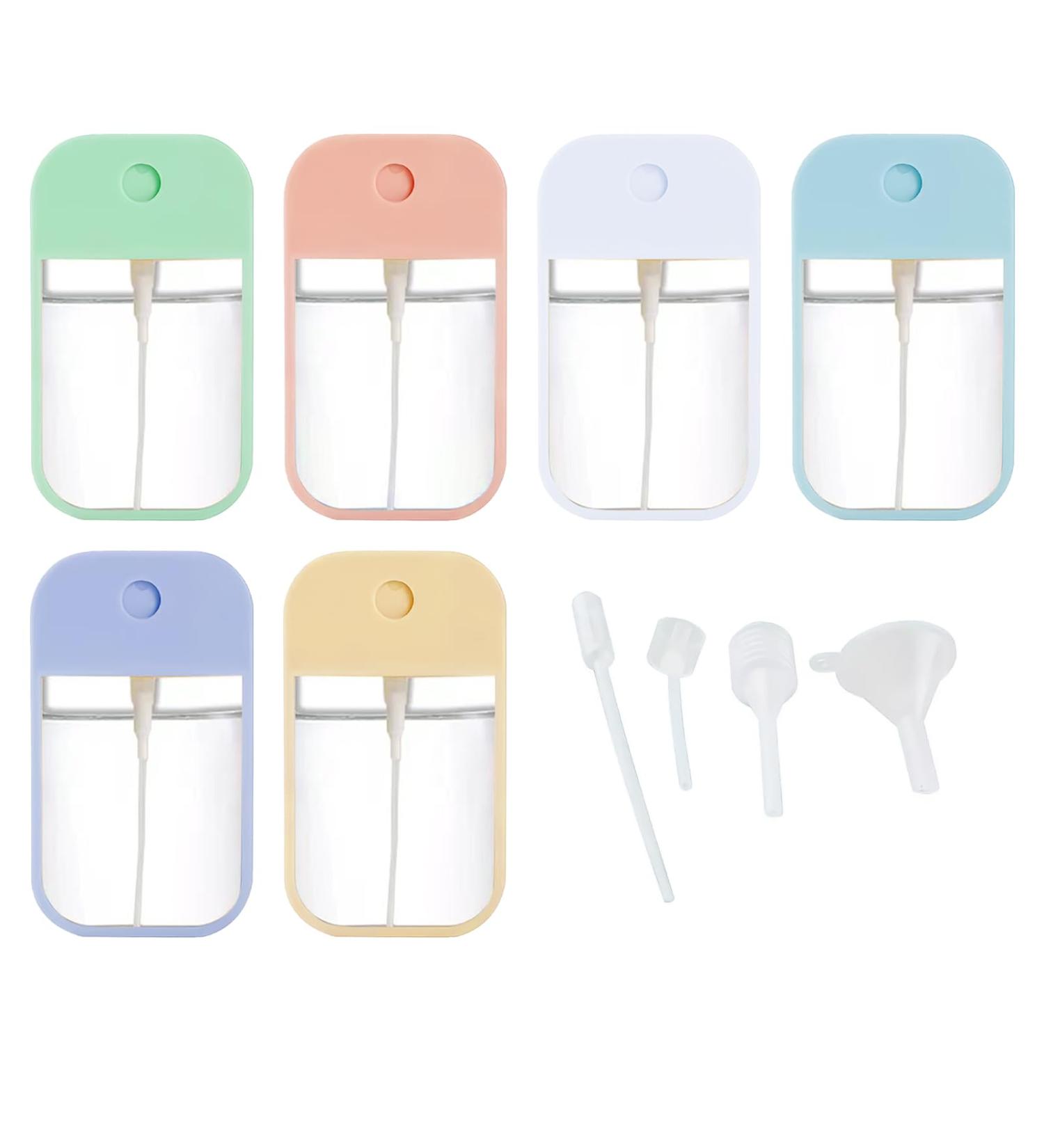 Perfume Travel Spray Bottle 6 Pieces Colorful 45ml Travel Perfume Refill Bottle Moisturizing Sprayer Box Alcohol Hand Wash Spray Bottle Portable Perfume Atomizer for Women Men Travel Essentials. - Buy Online on GoSupps.com