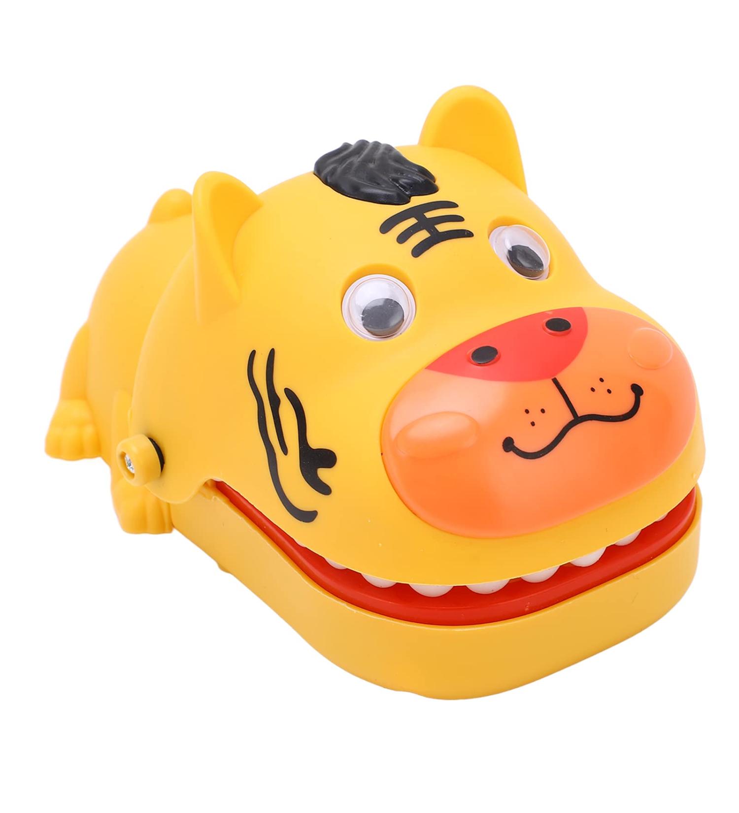 Biitfuu Push The Teeth Teething Toy - Portable Funny Finger Biting Game in Yellow | Cute Cartoon Teether for Babies | International Shipping Available - Buy Online on GoSupps.com