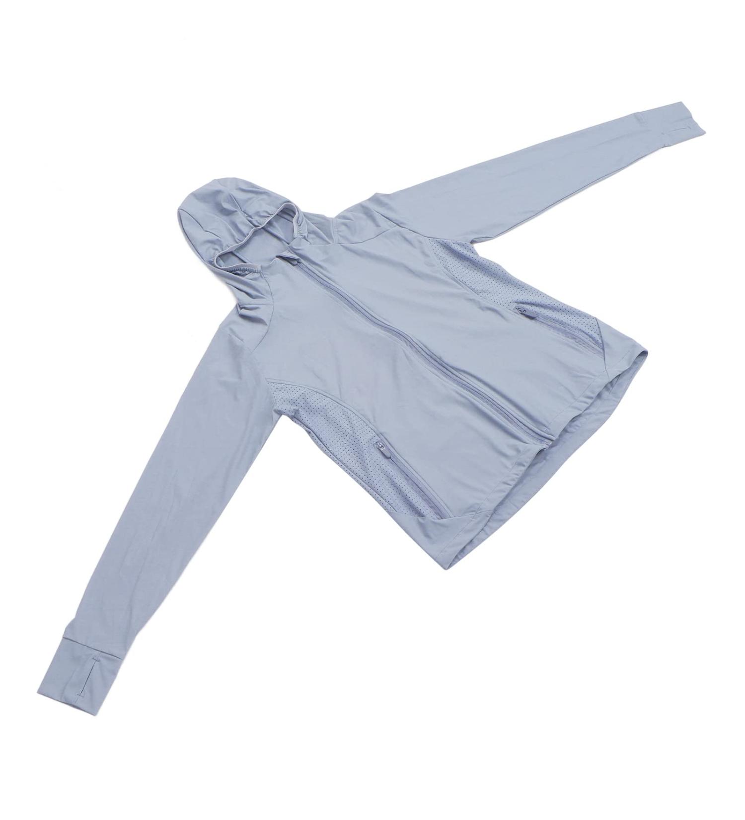 Angrek Women's Sun Protection Hoodie - Breathable Long-Sleeve Jacket for Ultimate UV Defense (Gray) - Buy Online on GoSupps.com