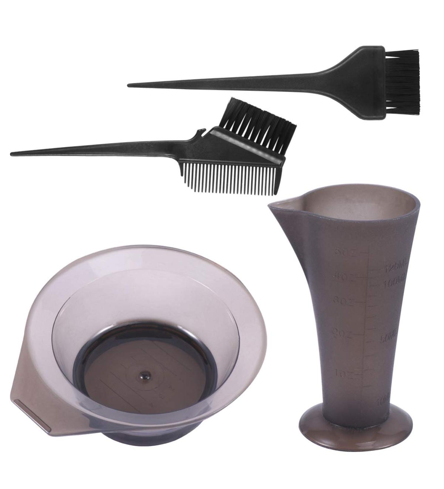 Hair Dying Applicator Hair Dyeing Brush Highlight Hair Brush Professional Hair Color Tools Balayage Brush Hair Dye Brush and Bowl Hair Dryer Kits Hair Coloring Major Hair Comb - Buy Online on GoSupps.com