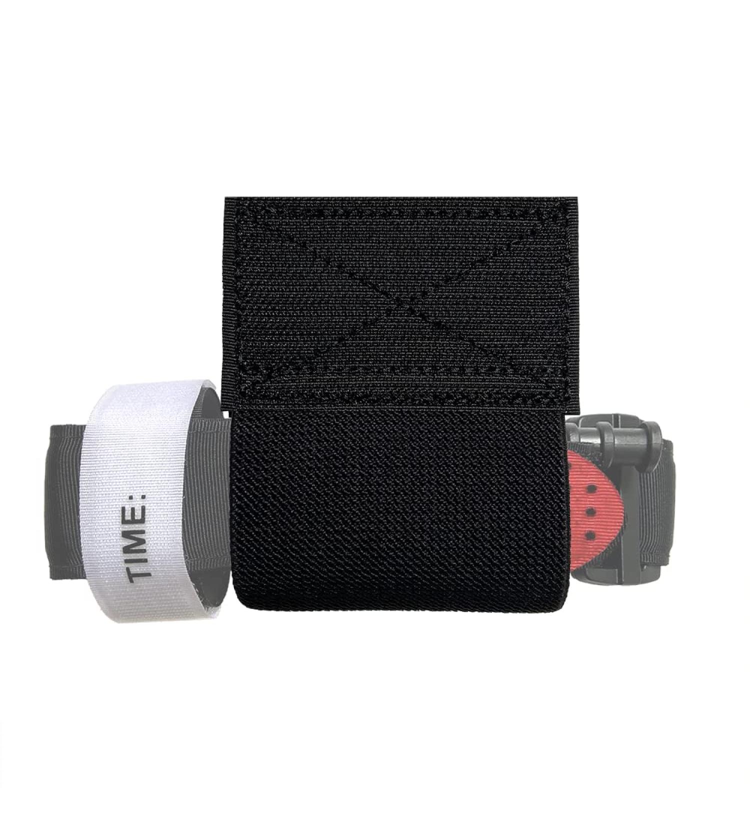 Dotacty Elastic Tourniquet Holder - Black TQ Holster for Tactical Vest, Chest Rig, Duty Belt - Hook & Loop Strap Storage with Retention Loop - Buy Online on GoSupps.com