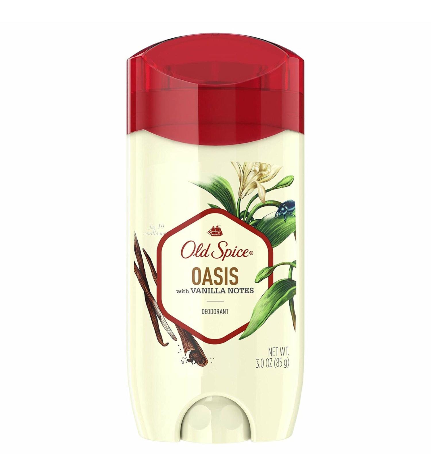 Old Spice Oasis Deodorant for Men - Vanilla Scented 3 Oz (Pack of 1) - Buy Online on GoSupps.com