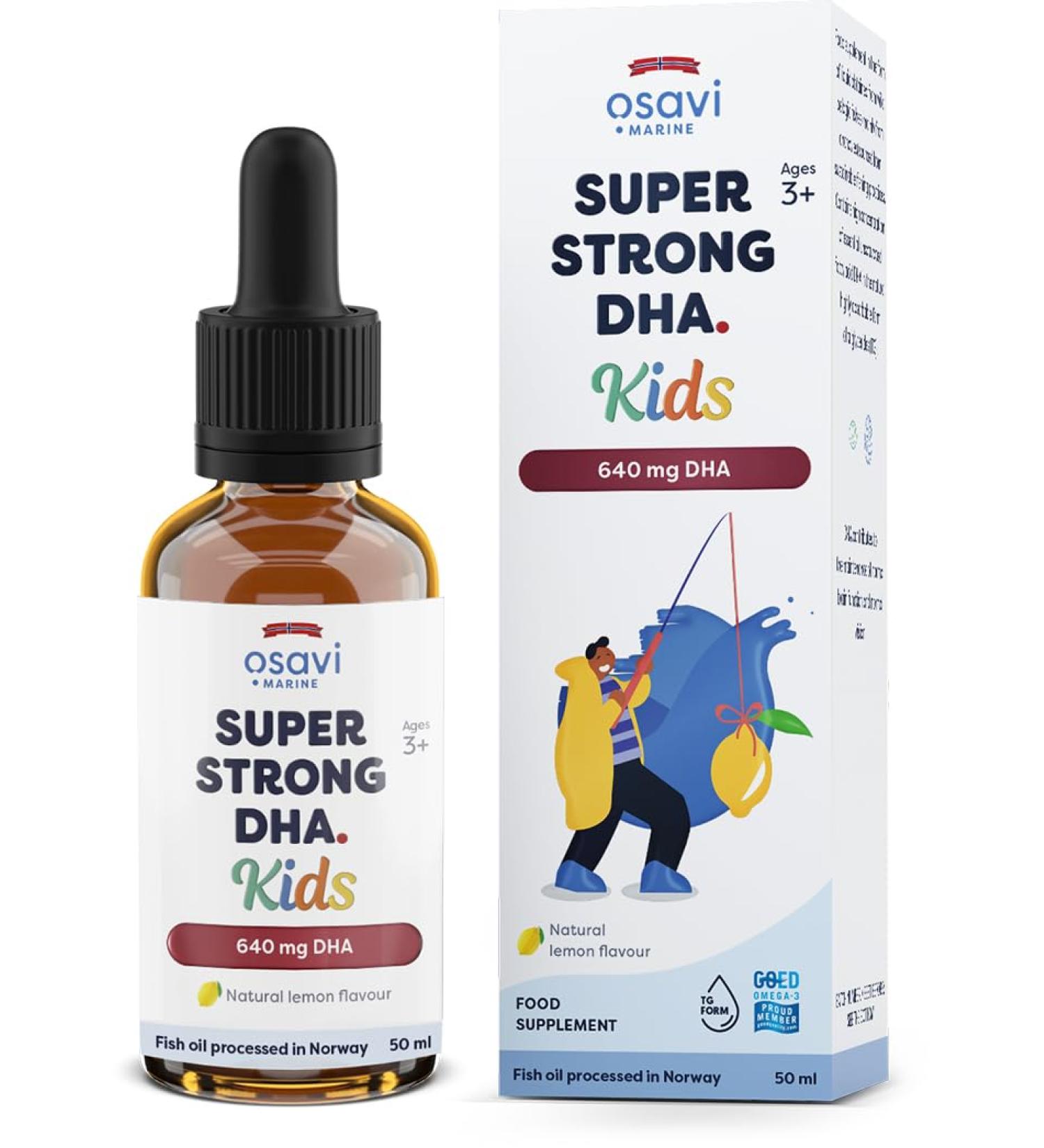 Osavi Super Strong DHA Kids 640mg DHA (Lemon) - 50 ml.