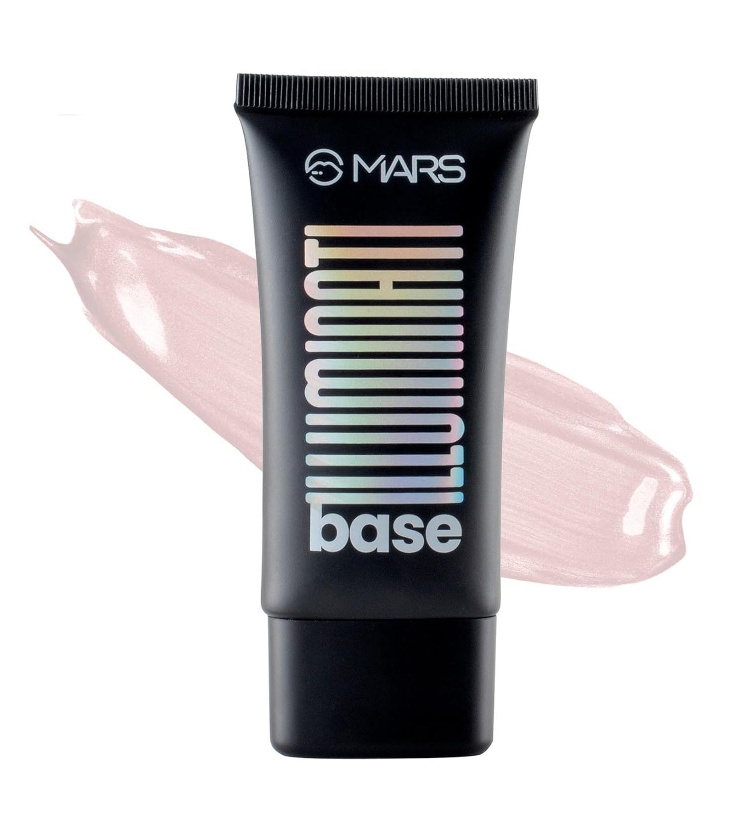 lluminati Base Dewy Primer with Highlighter | Glowy Dewy Primer for Face Makeup | Finish (45ml) (PINK) - Buy Online on GoSupps.com