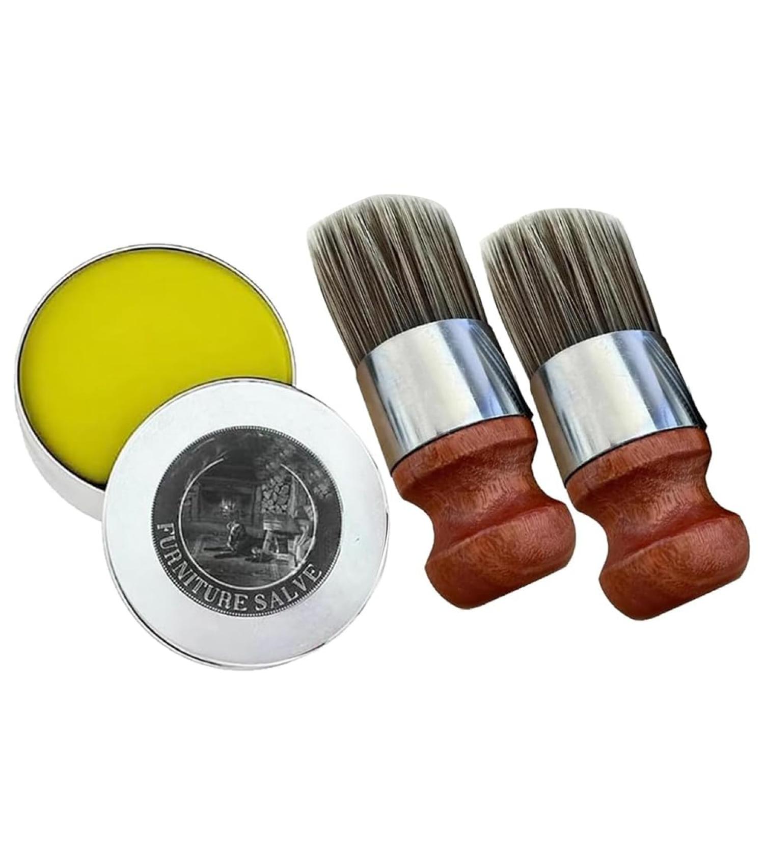 XGFTHG Wise Owl Furniture Salve Furniture Salve Leather Salve with 2 Bristle Brush Protect Leather Pieces and Wood Furniture Easy Install - Buy Online on GoSupps.com