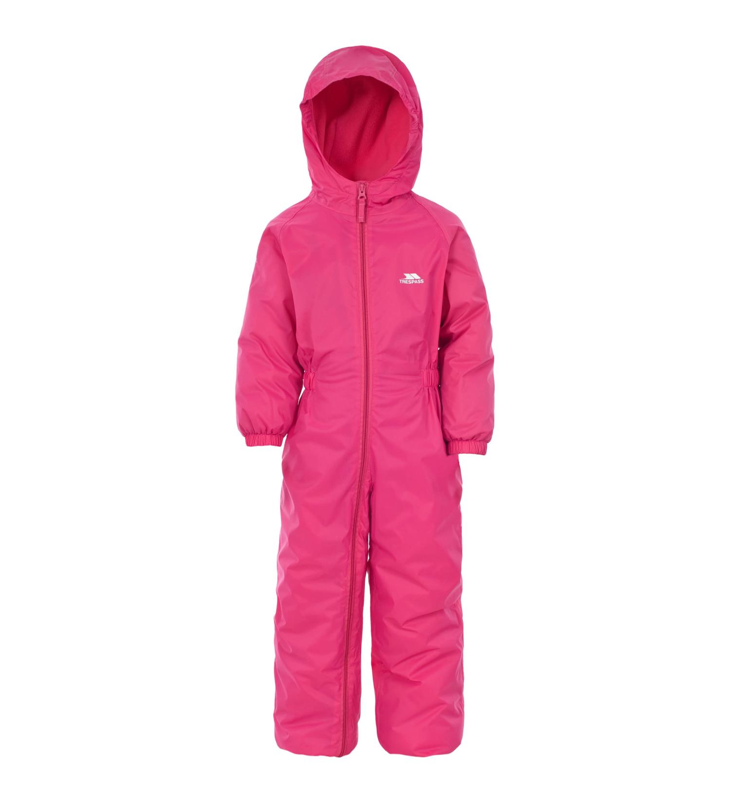 Trespass Kids' Waterproof Drip Drop Outdoor Rain Suit 7-8 Years Gerbera