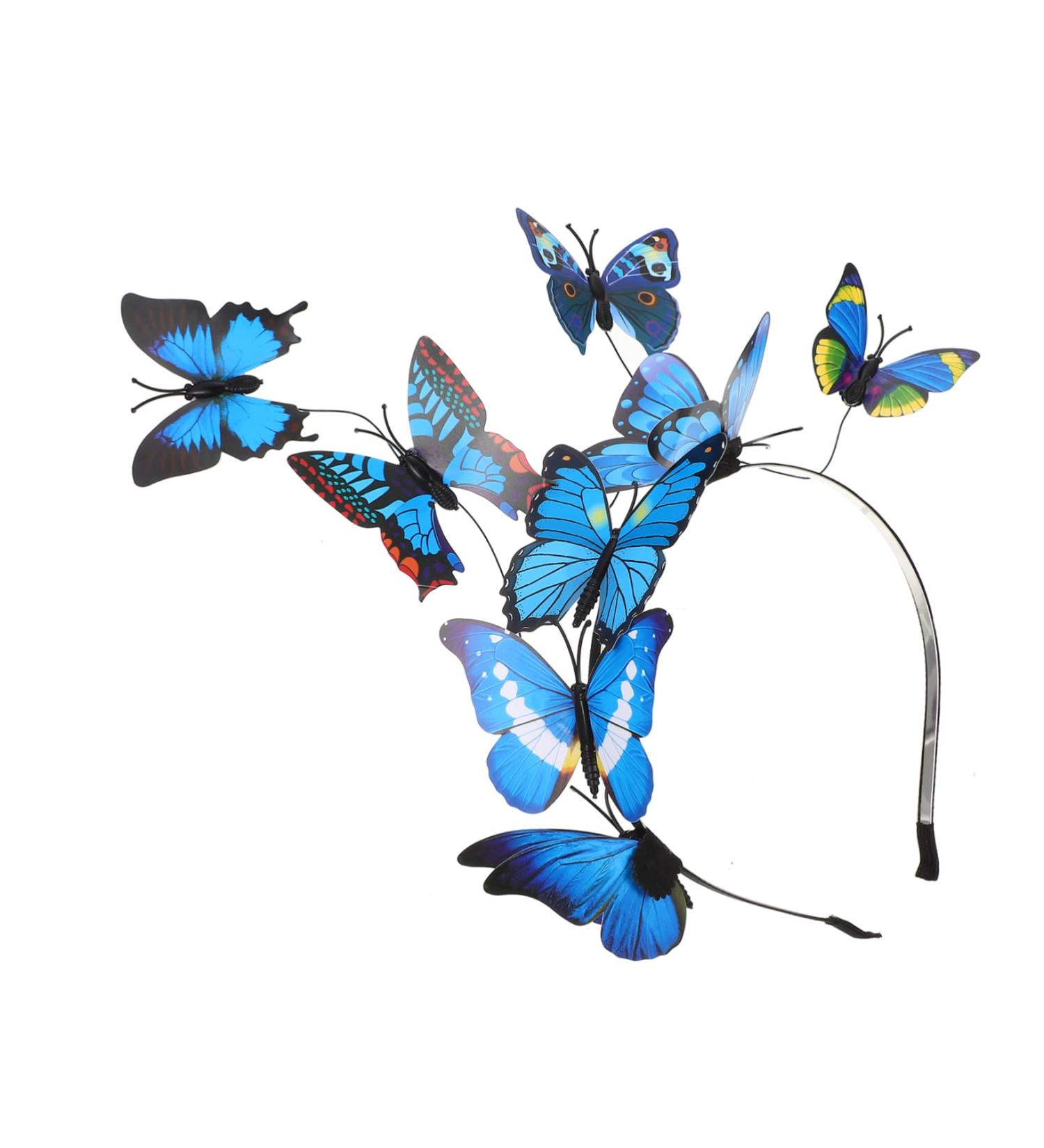 GLSTOY 3d Butterfly Headband Party Decorative Headband Party Decorations Costume Headpiece Party Headpiece Festival Headdress Headband for Festival Cosplay Accessory Party Supplies 24.00X16.00X11.00CM As Shown - Buy Online on GoSupps.com