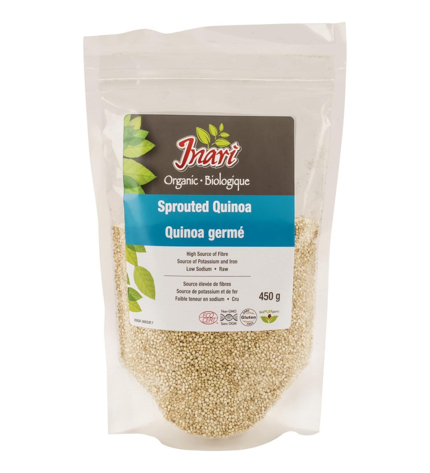 Inari Organic Sprouted Quinoa 450g - Buy Online on GoSupps.com