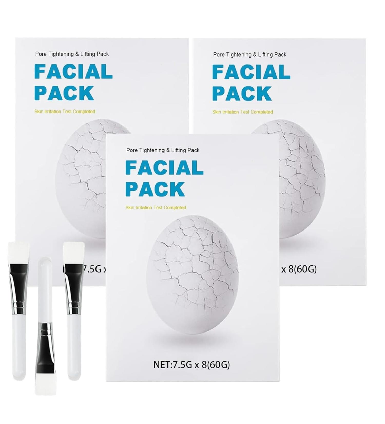 Zombie Facial Mask - Korean Firming Wash Off Face Mask for Hydrating Pore Tightening & Skin Repair (3PCS - Buy Online on GoSupps.com