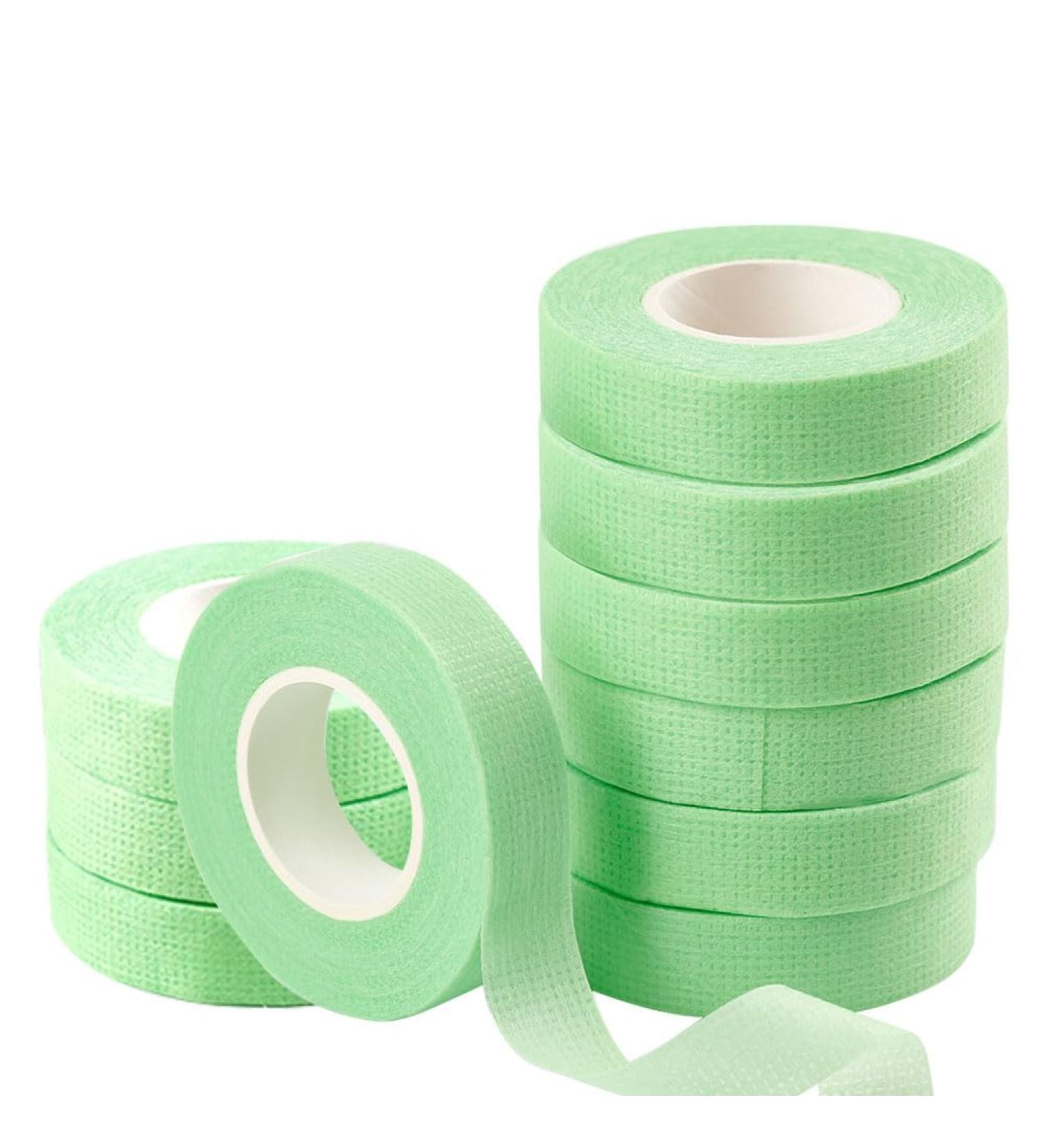 Lunamoon Eyelash Extension Tape - 10 Rolls Micropore Lash Tape for Isolation (Green 12) - Ideal for Professional Lash Artists - Buy Online on GoSupps.com