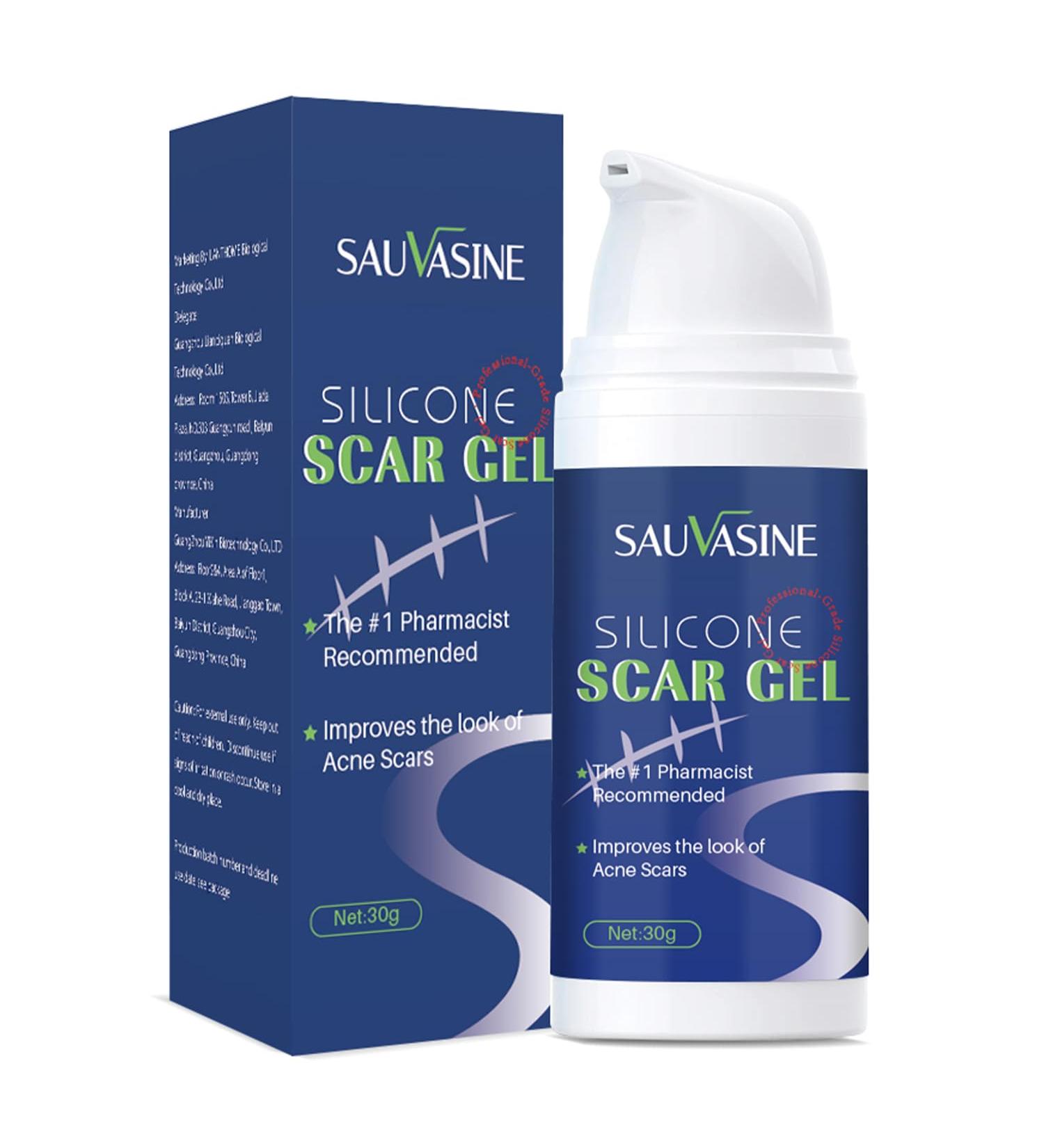 Advanced Scar Gel - Powerful Cream for Surgical, Burn, and Acne Scars - 30g - Buy Online on GoSupps.com