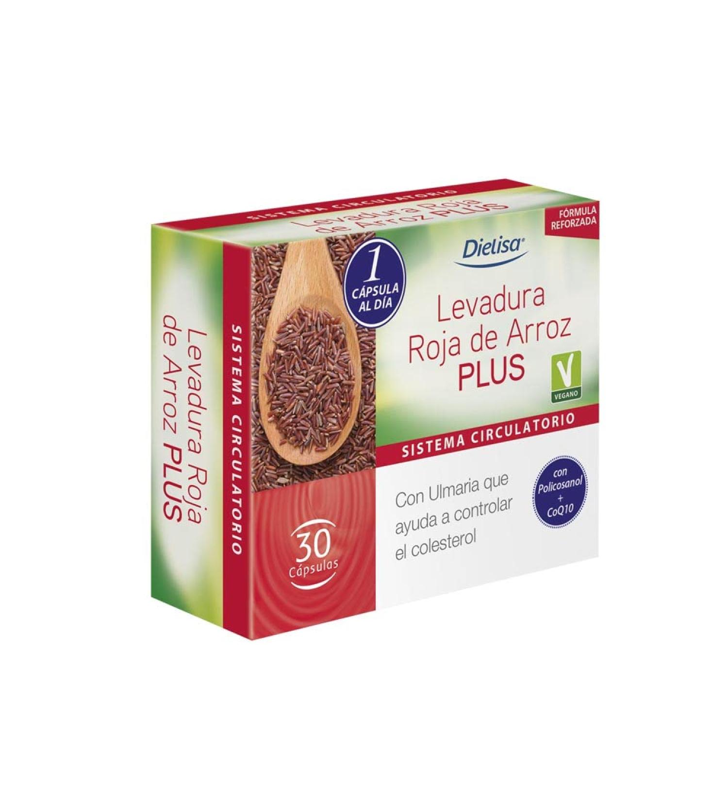 Nutricosmetics - Dietisa Levadura Roja De Arroz Plus 30 Caps - Buy Online on GoSupps.com