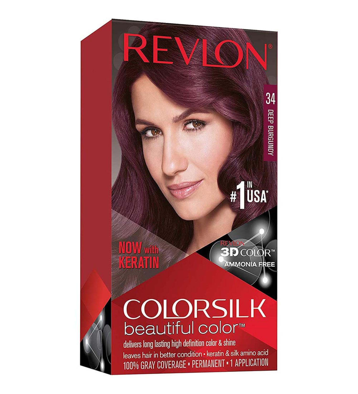 Revlon Colorsilk Beautiful Color for Unisex 34 Deep Burgundy