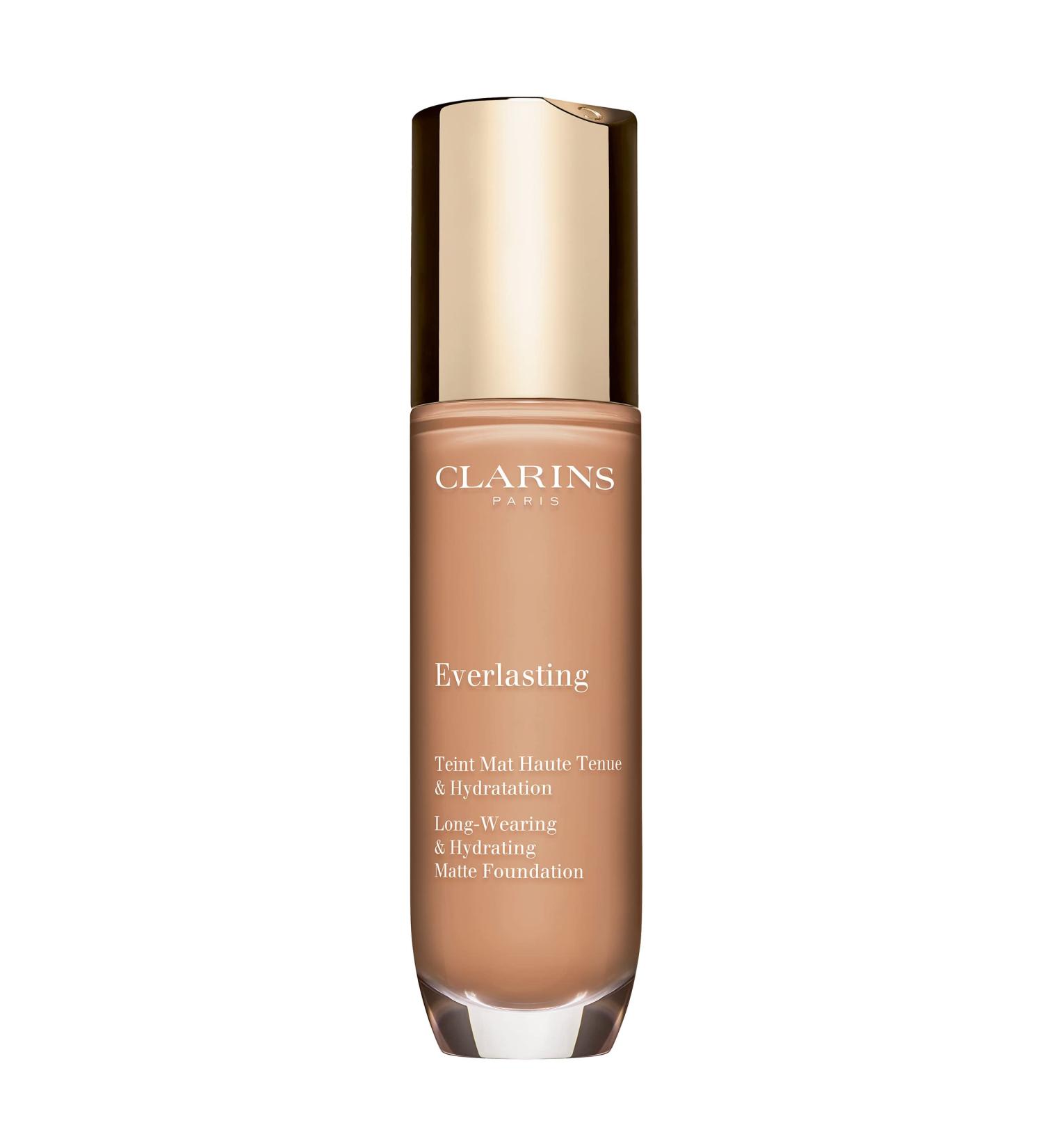 Clarins Everlasting Foundation 112C - Amber | Full Coverage & Long-Wearing | 24-Hour Hydration & Hold - Buy Online on GoSupps.com
