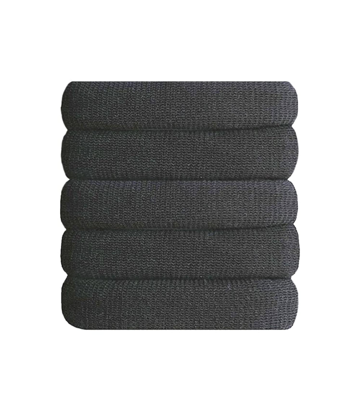 J-MEE Thick Hair Ties Hair bands No Break Ponytail Holders for Thick Heavy and Curly Hair (Hair ties 5 Black) - Buy Online on GoSupps.com