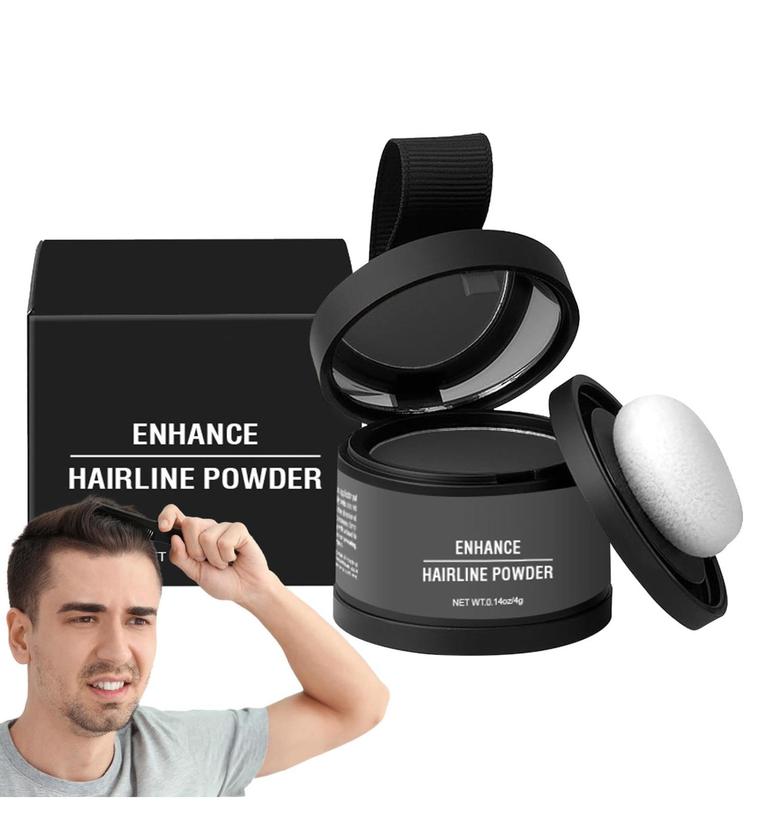 Hair Powder Hair Powder for Women Touch-Up Powder Applicator Included Waterproof and Long Lasting Hair Concealer Grey Cover Shading Tool for Instant Look dark grey - Buy Online on GoSupps.com