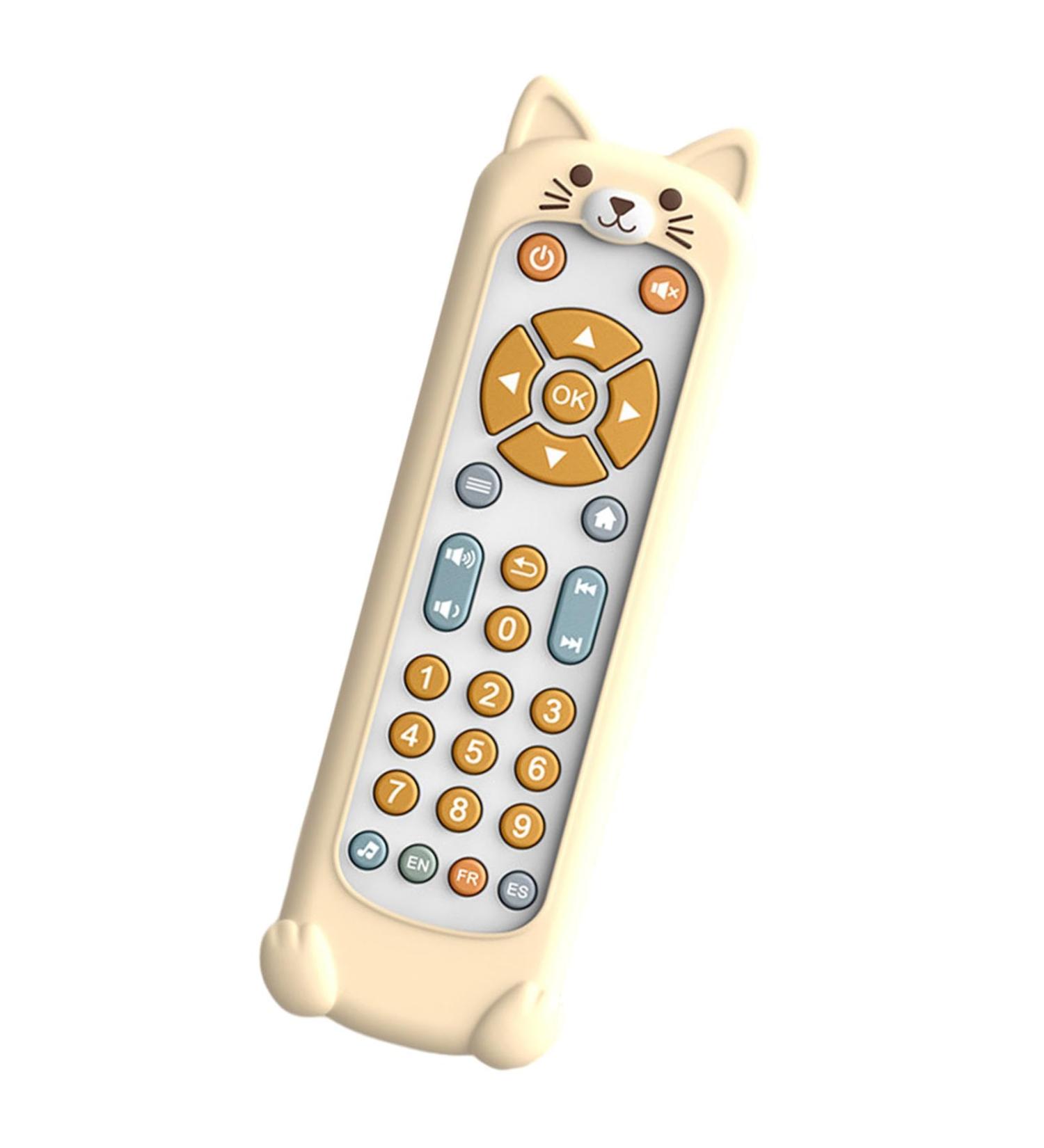 Buy Generic Remote Phone Pretend Playset | Realistic Music & TV Remote Control for Toddlers 1-3 Years White & Cat Case | International Shipping Available - Buy Online on GoSupps.com