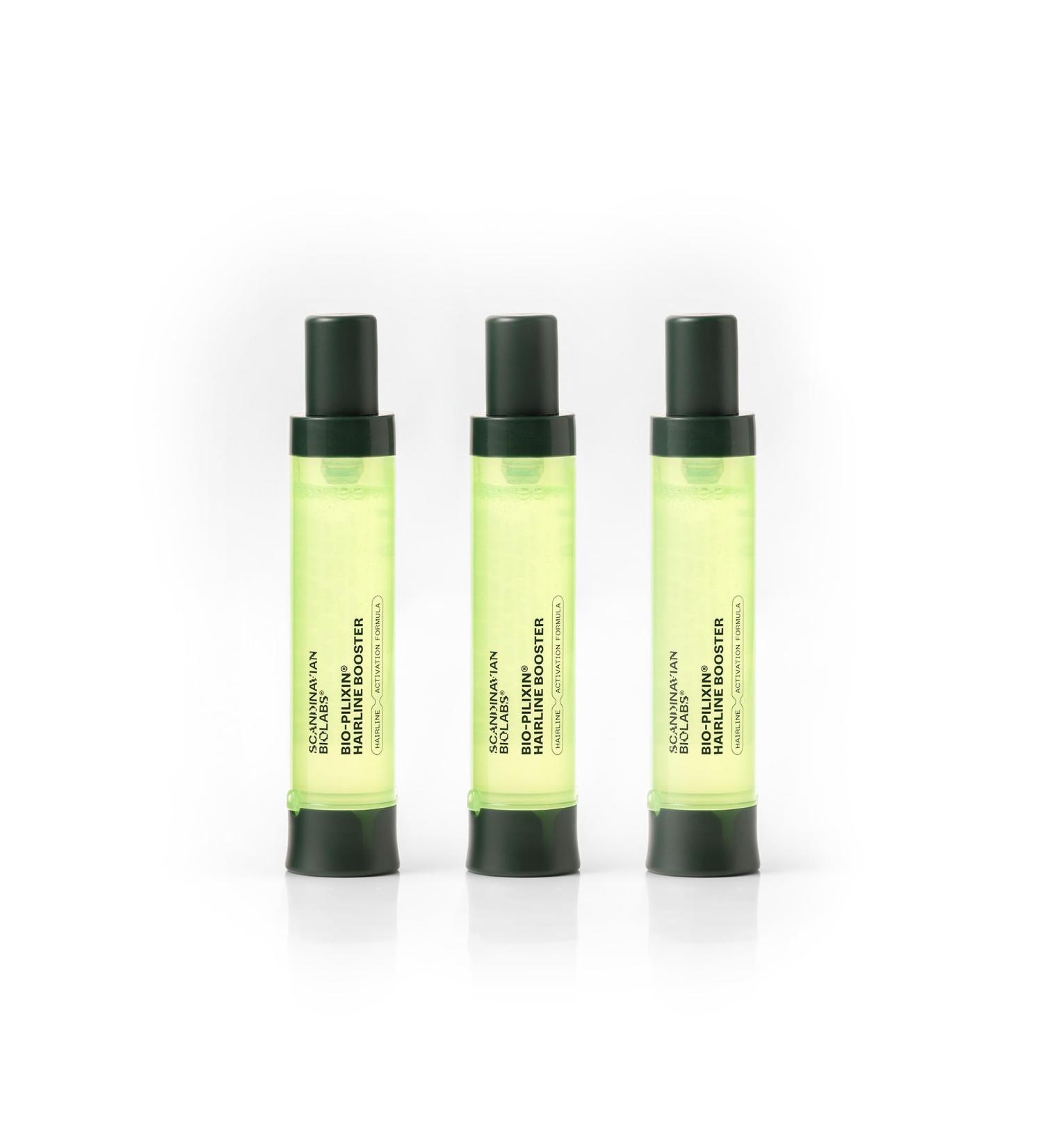 Scandinavian Biolabs Bio-Pilixin Recharge Hairline Booster lot de 3 recharges sans applicateur rollerball formule activatrice v gan 3 15 ml - Buy Online on GoSupps.com