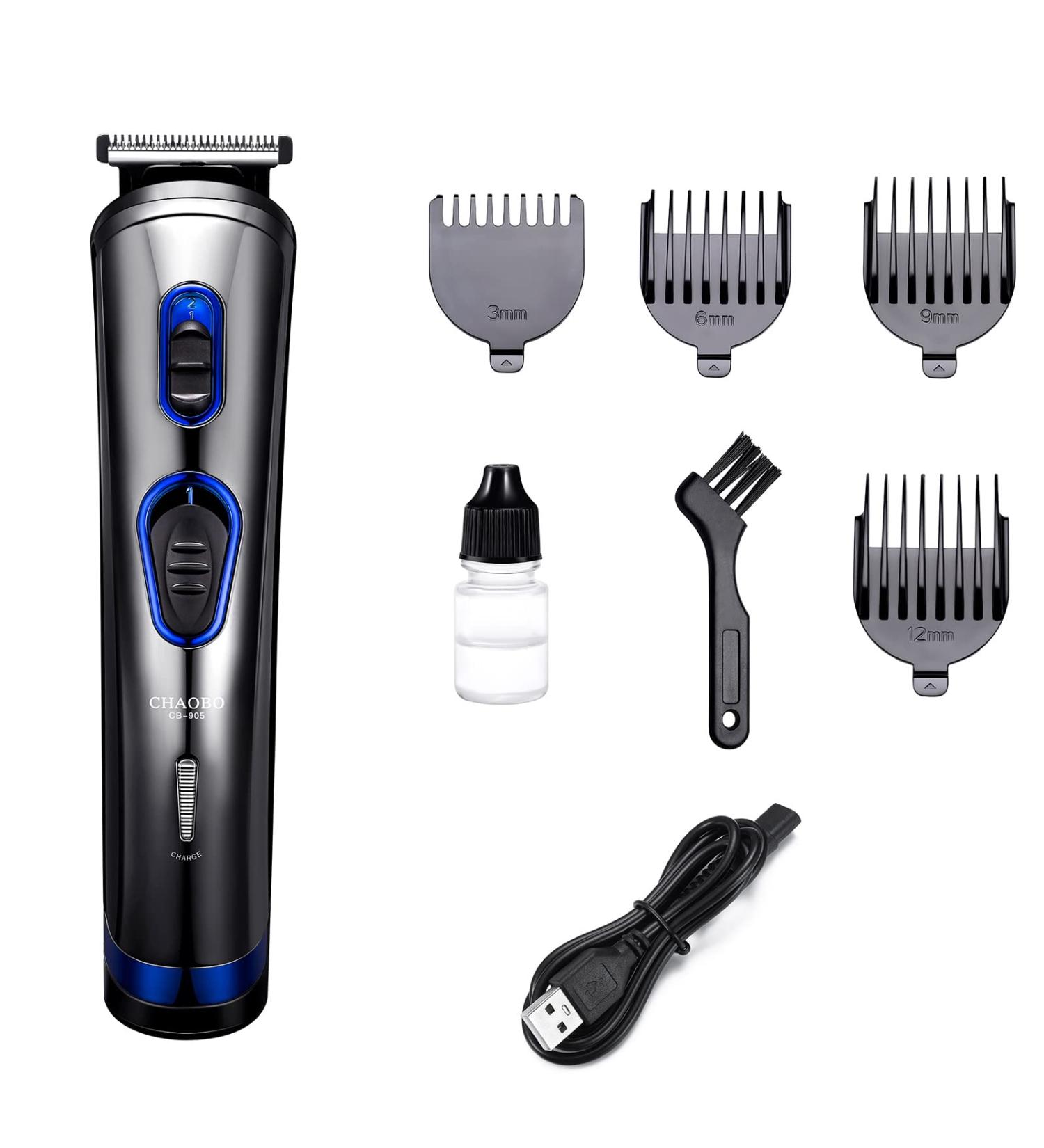 Buy Cordless Hair Clippers for Men - Rechargeable Beard Trimmer & Hair Cutting Kit - USB Electric Clipper - Perfect for Barbers & Home Use - Buy Online on GoSupps.com