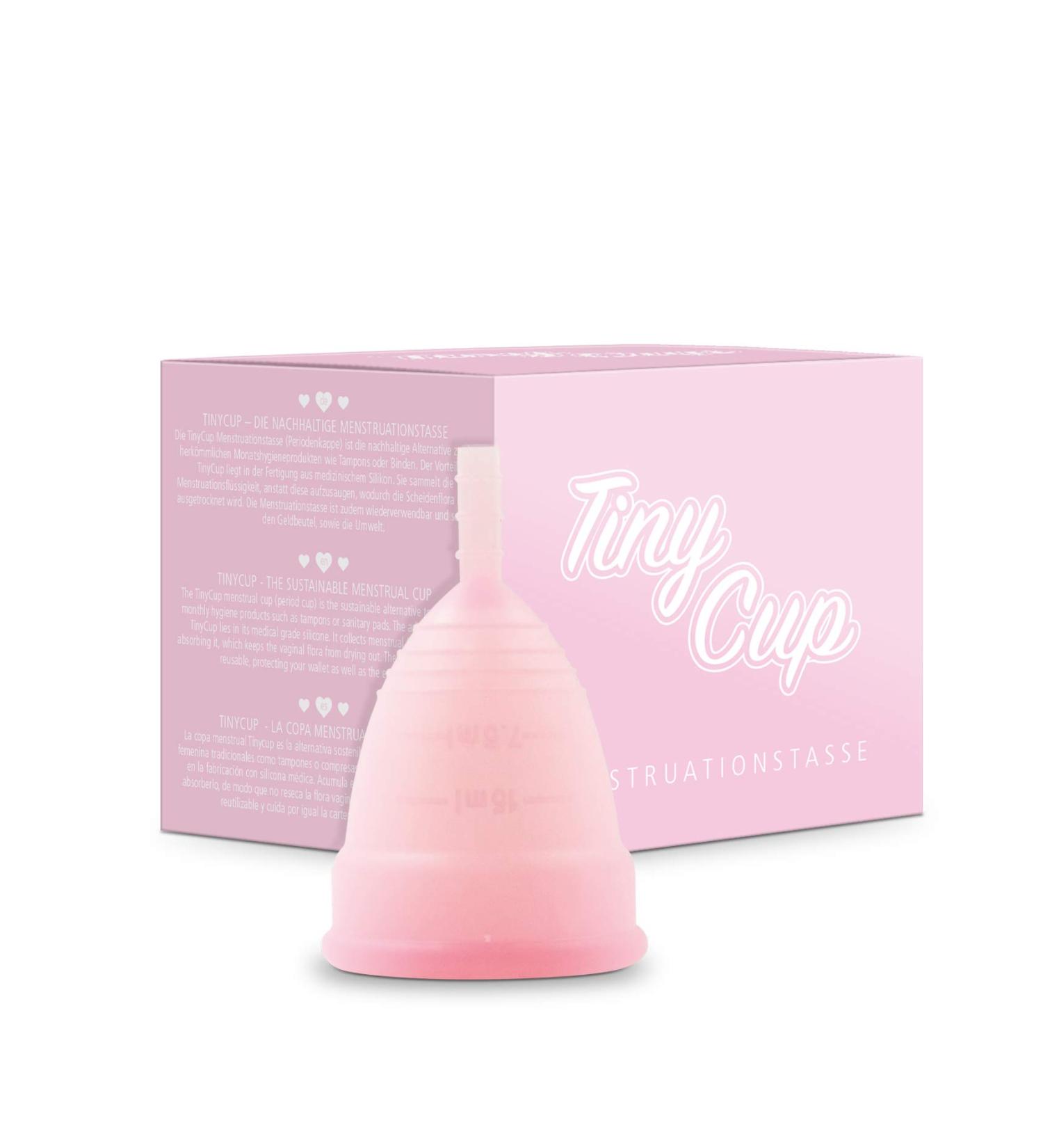 Buy TinyCup Size S - 100% Silicone Menstrual Cup for Comfortable and Eco-Friendly Period Care | International Shipping Available - Buy Online on GoSupps.com