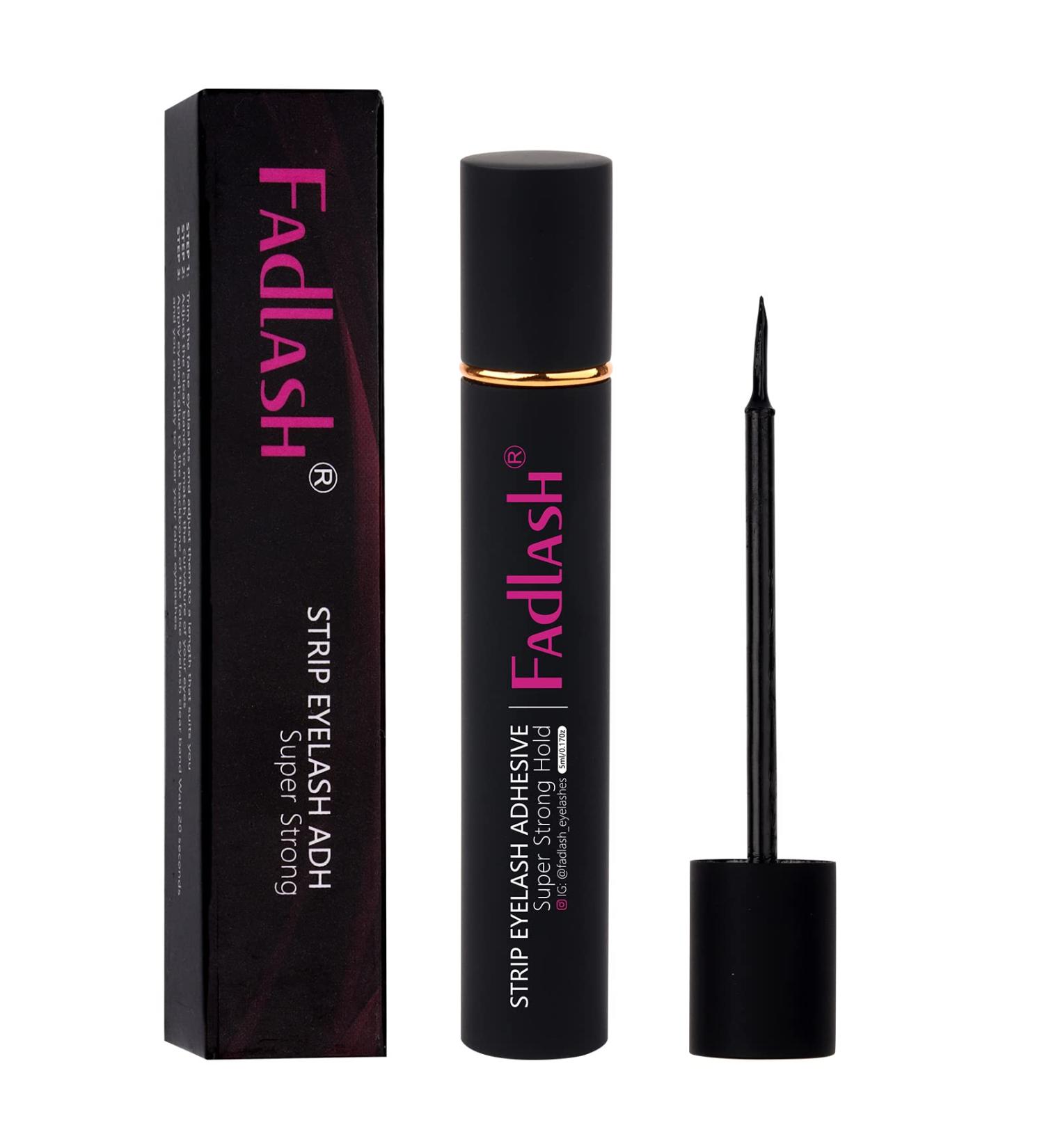Super Strong Waterproof Eyelash Glue - Black Latex-Free Adhesive for Sensitive Eyes | Professional False Lash Hold - Buy Online on GoSupps.com
