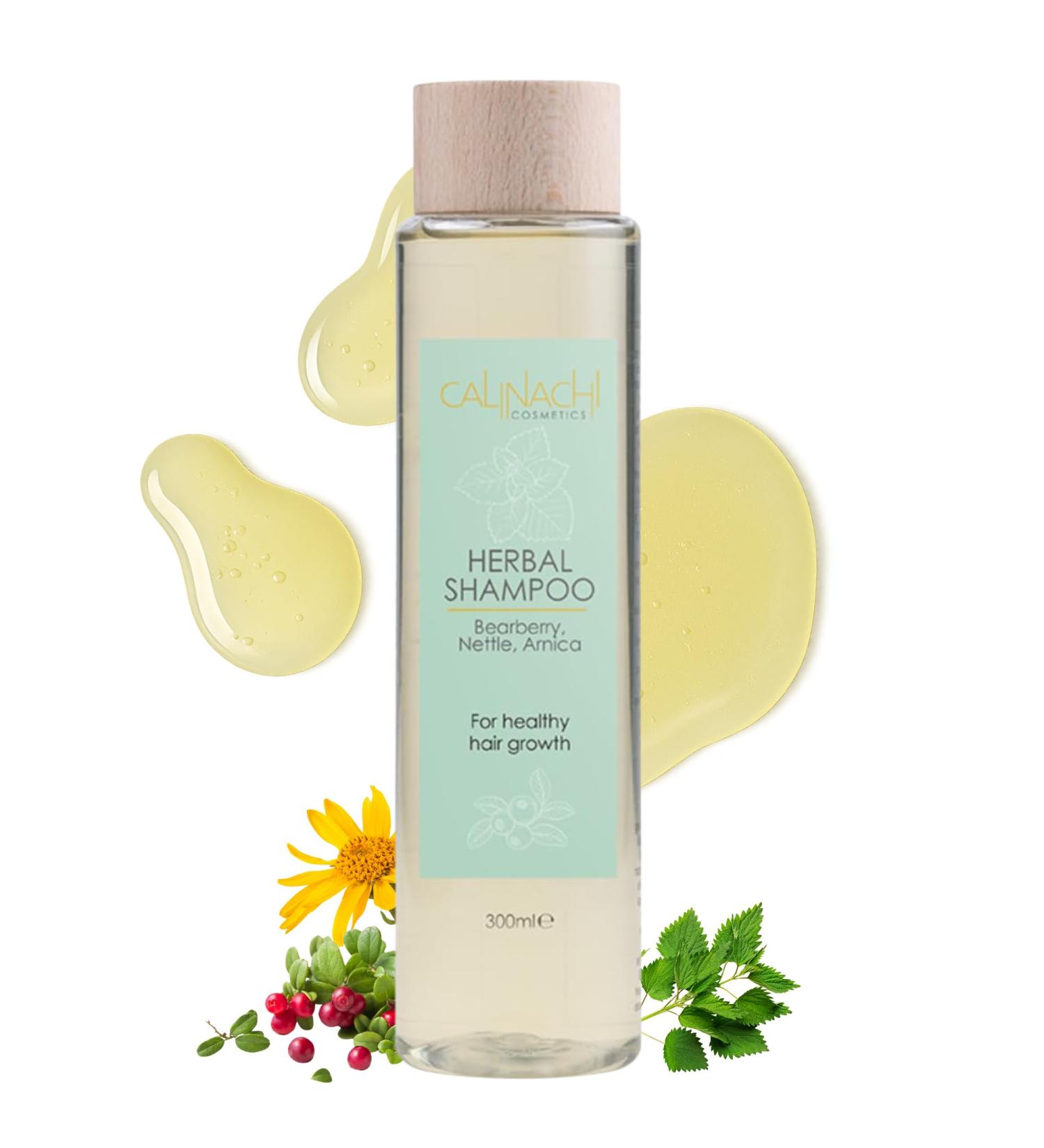 Calinachi Cosmetics Herbal hair growth shampoo sulfatefree with nettle and arnica 100 natural - Buy Online on GoSupps.com