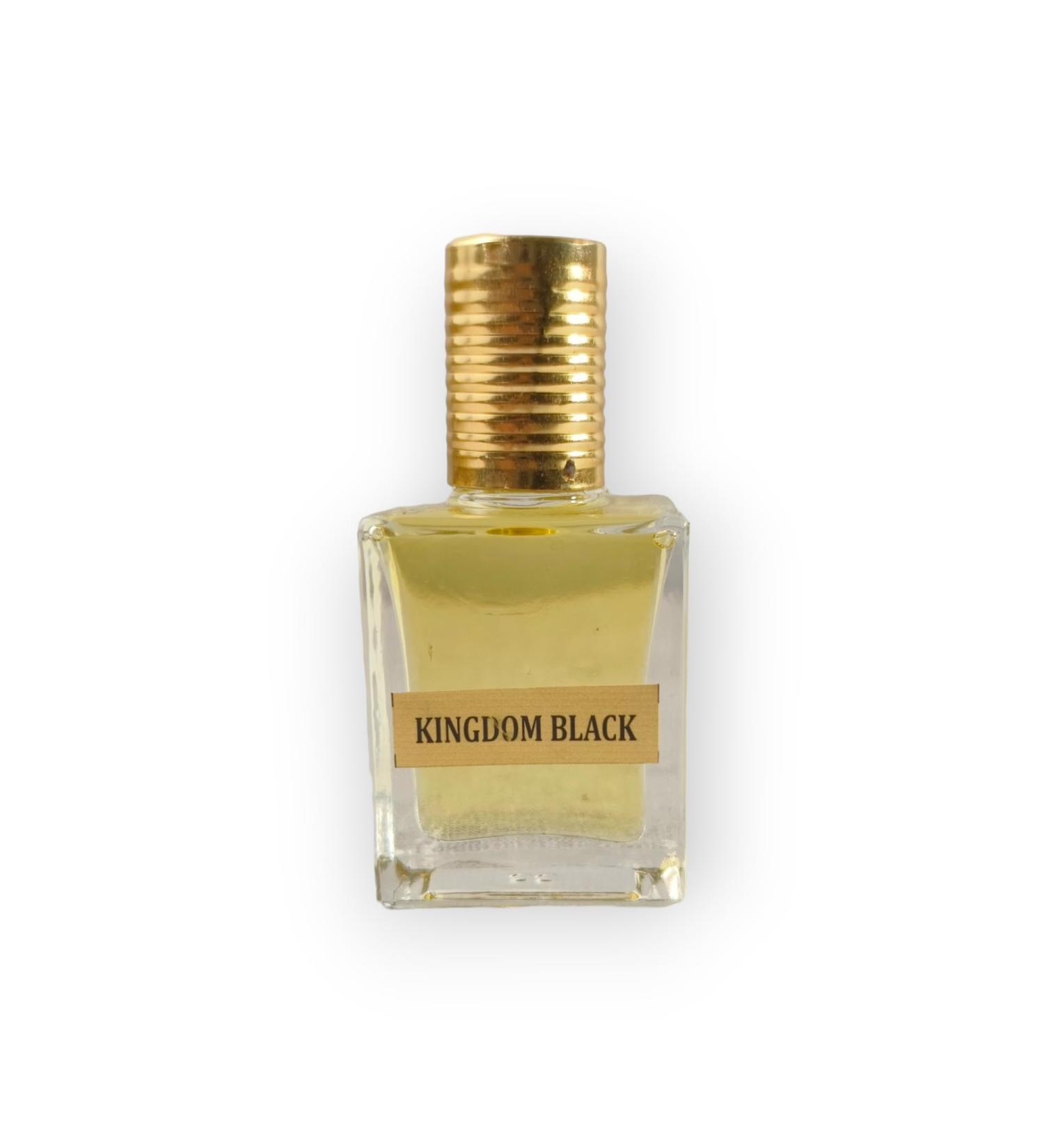 Kingdom Black Premium Attar-Atar Perfume Oil Fragrance for Men and Women Unisex Parfume Scent Spray Long Lasting Roll On Essential Oil Itar Semi Natural Non Alcoholic Size Volume: 12ML (0.4 Fl Oz). - Buy Online on GoSupps.com