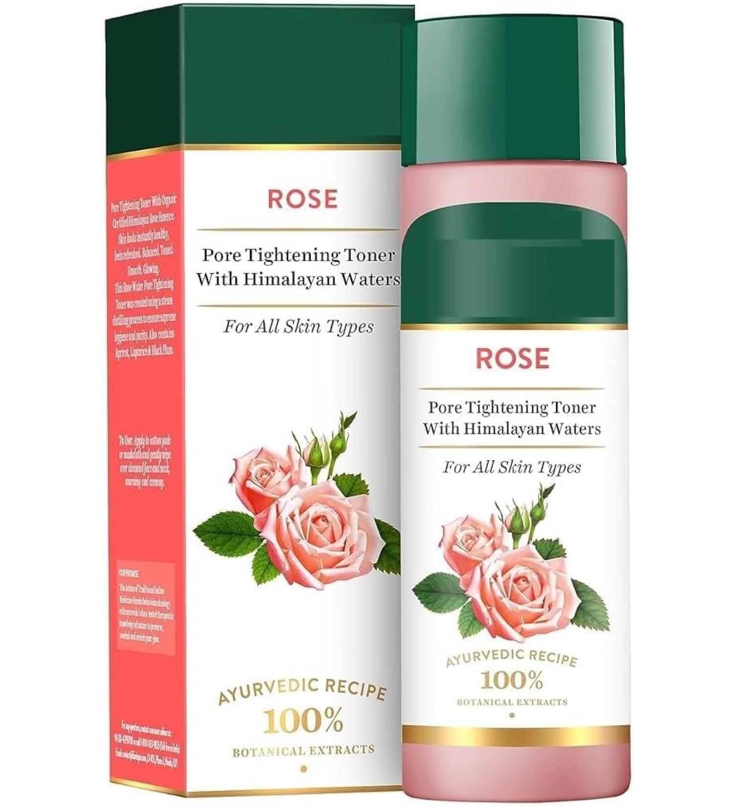 AM Pure Rose Water Rejuvenating Mist for Face and Body Steam Distilled for All Skin Types Rose Toner 120ml - Buy Online on GoSupps.com