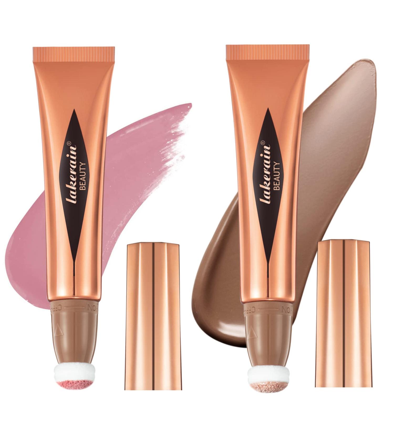 2 Pack Liquid Contour Beauty Wand Highlighter and Bronzer Stick - Buy Online on GoSupps.com