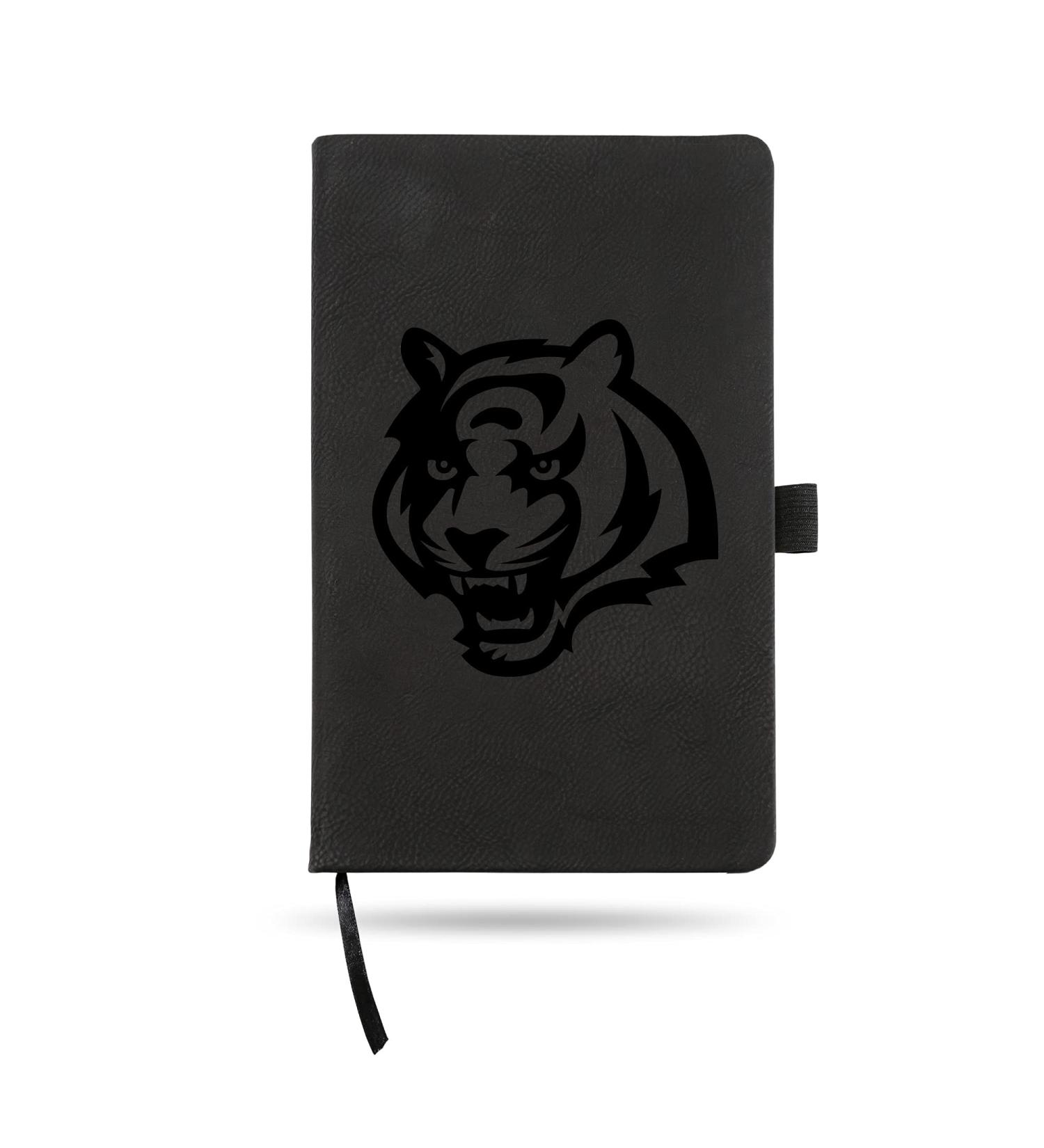 Rico Industries NFL Cincinnati Bengals Black Laser Engraved Small Notepad Jounral/Notepad 8.25" x 5.25"- Office Accessory - Buy Online on GoSupps.com