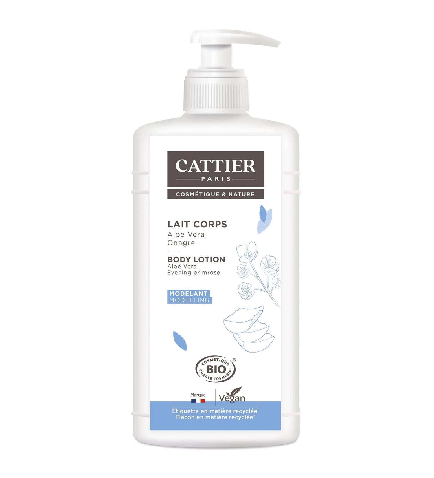Cattier Paris Organic Body Milk with Aloe Vera & Onagre | 500 ml Hydrating Soothing Skincare for All Skin Types International Shipping Available - Buy Online on GoSupps.com