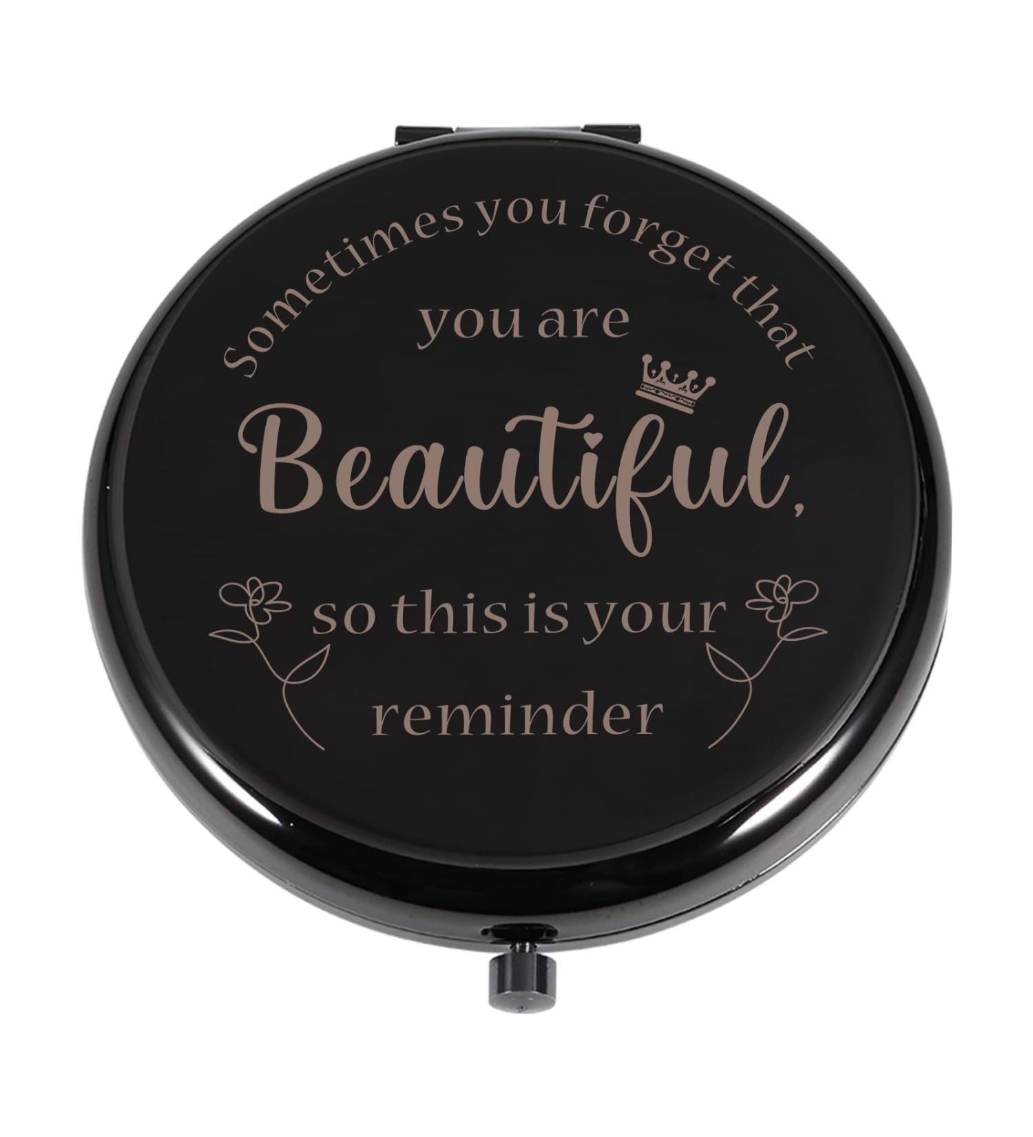 Graduation Gift for Her - Inspirational Makeup Compact Mirror for Daughter, Mom, Sister, Girlfriend - Perfect Christmas Stocking Stuffer and Valentines Day Gift - Buy Online on GoSupps.com