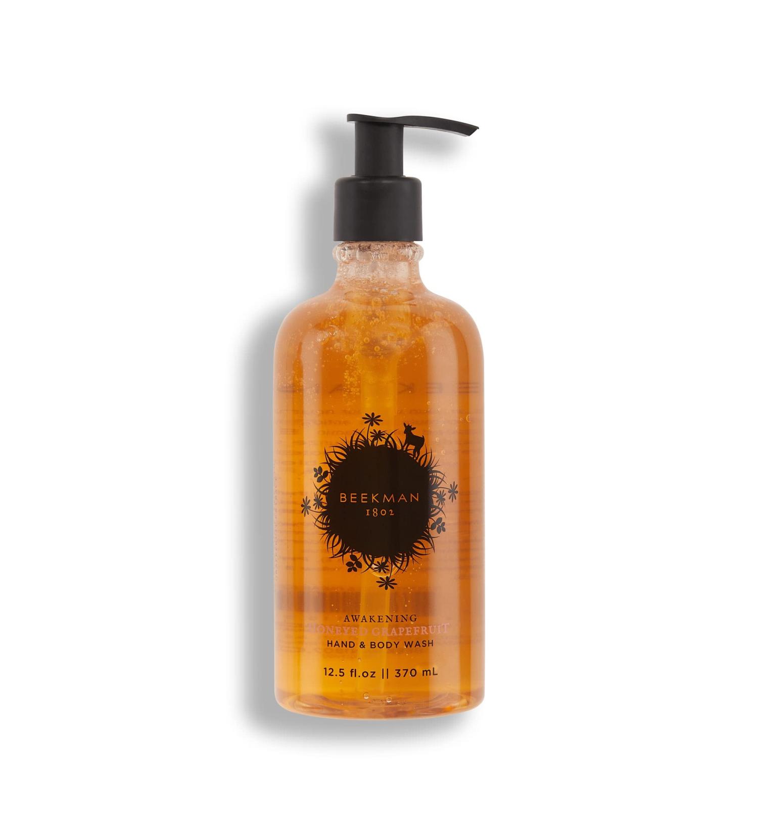 Beekman 1802 Goat Milk Hand & Body Wash - 12.5 oz - Honeyed Grapefruit Scent - Softens Skin, Cruelty Free - Buy Online on GoSupps.com