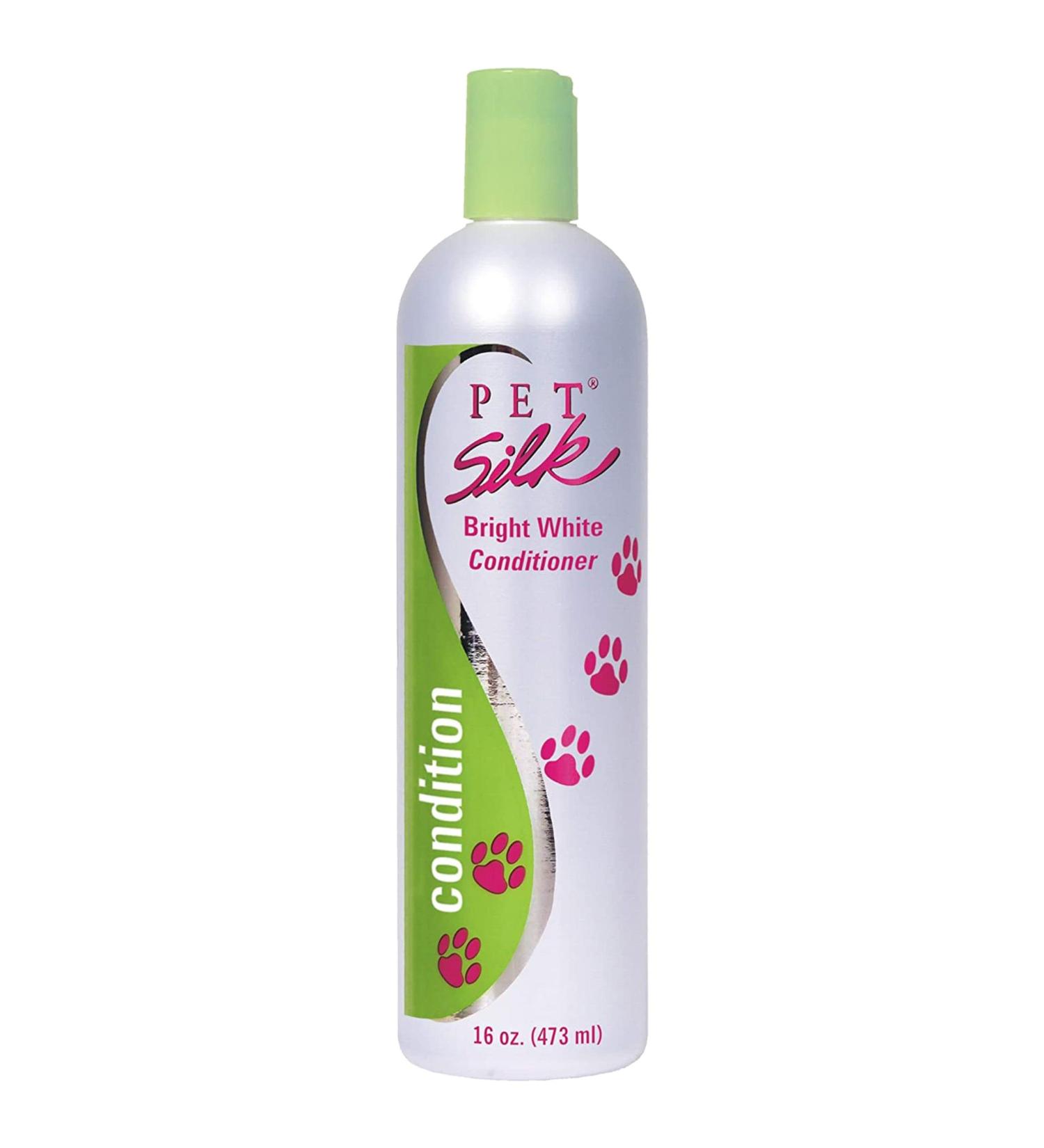 Buy Pet Silk Bright White Pet Conditioner 472 ml - Best International Shipping for Your Pet's Grooming Needs - Buy Online on GoSupps.com