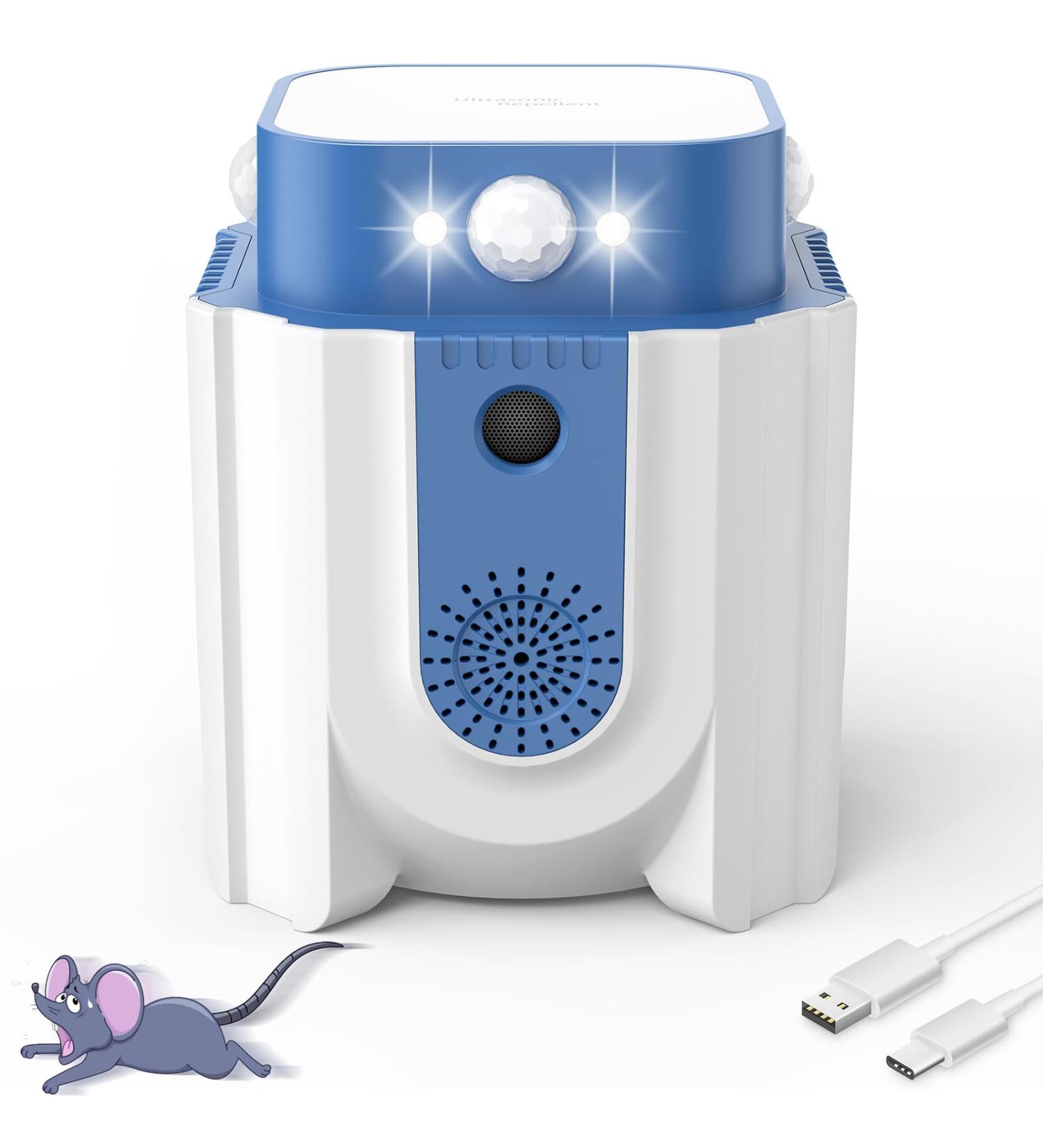 Endbug Ultrasound Pest Control - Upgraded Rodent Defense with PIR Sensor & Frequency Conversion for Home Attic Garage & Basement - Effective Blue Solution - Buy Online on GoSupps.com
