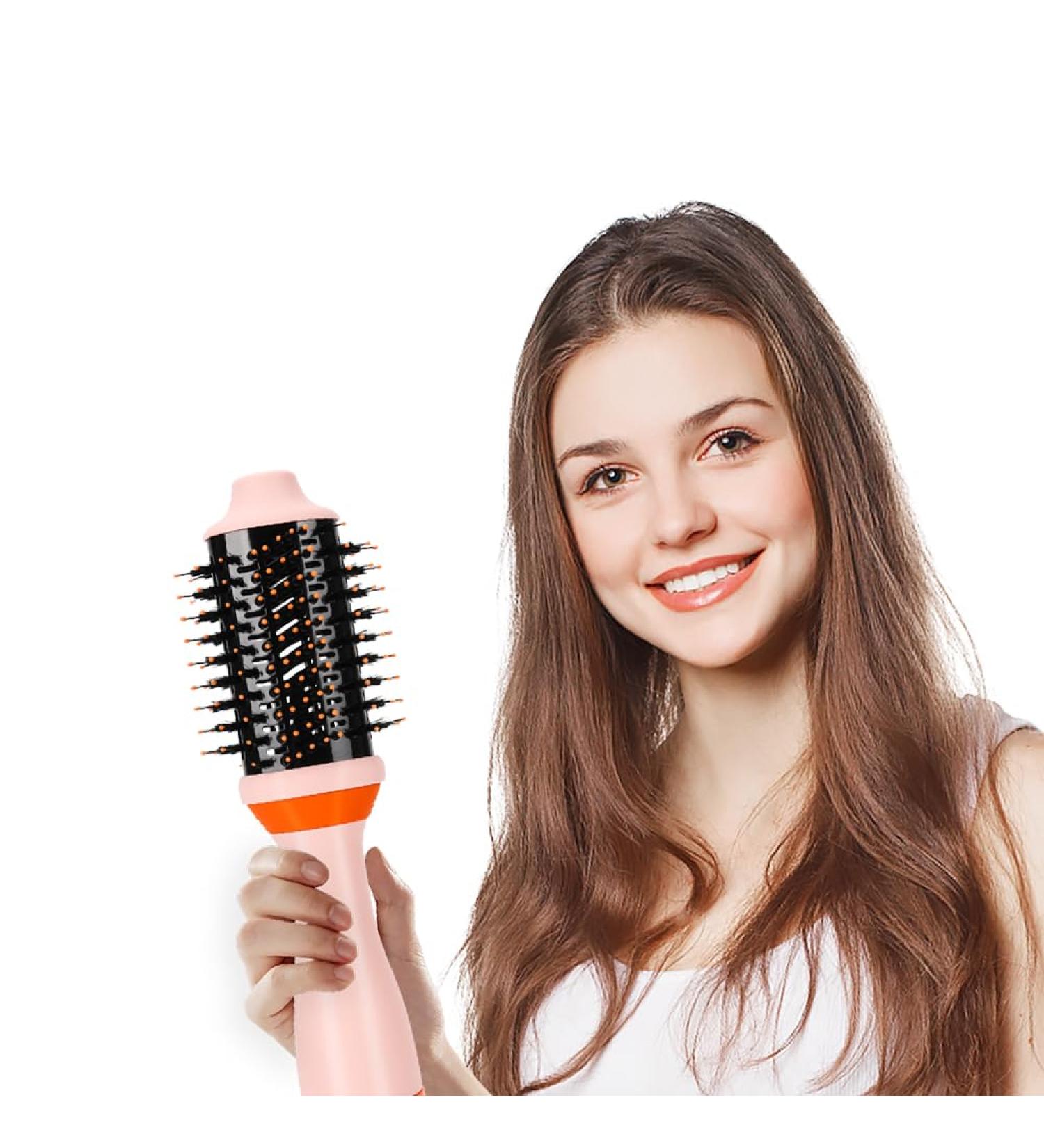 All-in-One Hair Blow Dryer Brush - Salon-Quality Styling Tool for Women - Straighten Curl & Smooth with Negative Ion Technology - Buy Online on GoSupps.com
