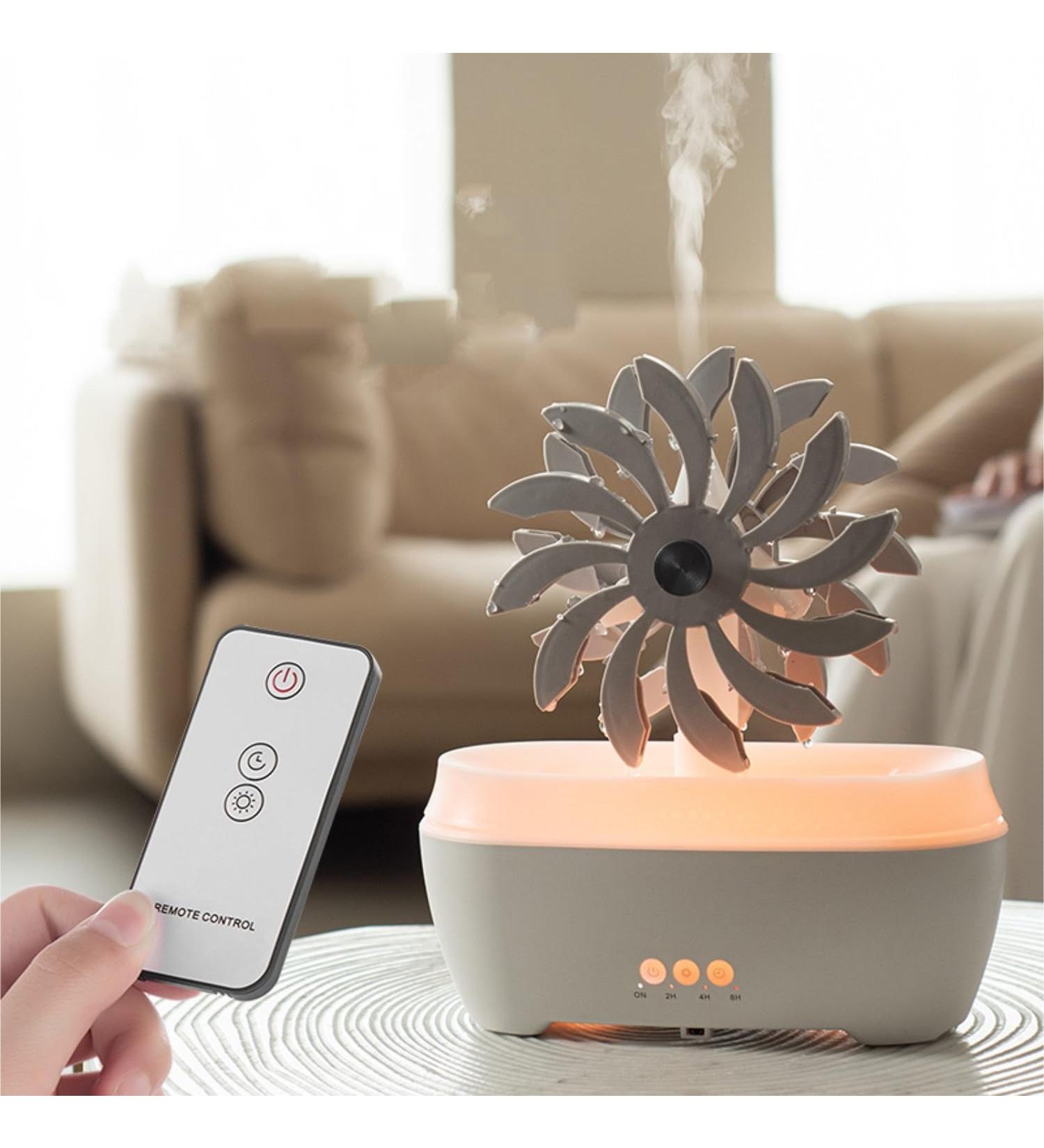 SereneMist 300ml Essential Oil Diffuser & Humidifier - Rain Cloud Aromatherapy Device for Home | Timer & Fragrant Oil | White - Buy Online on GoSupps.com