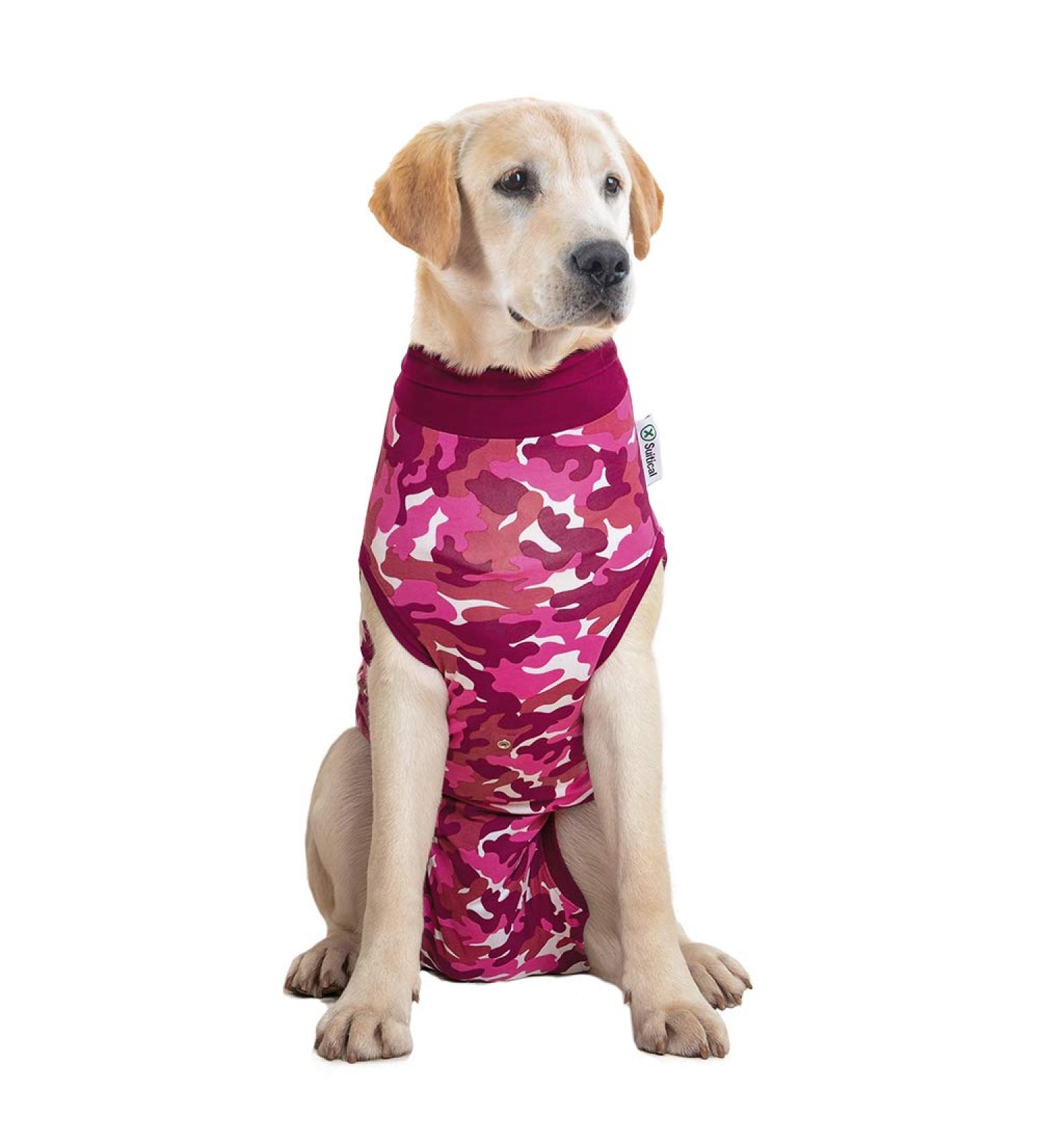 Buy Suitical Recovery Suit for Dogs - Large Pink Camouflage 1 Pack | International Shipping Available - Buy Online on GoSupps.com