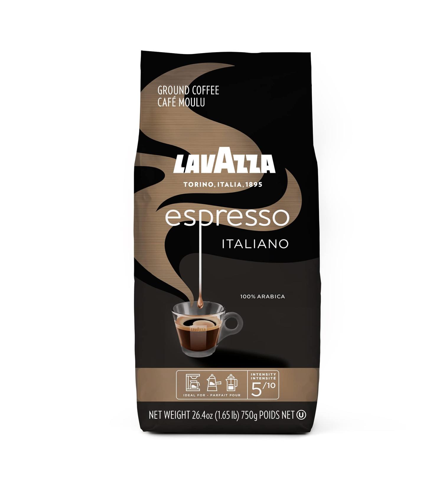 Lavazza Espresso Italiano Ground Coffee 26.4 oz. - Medium Roast - Buy Online on GoSupps.com
