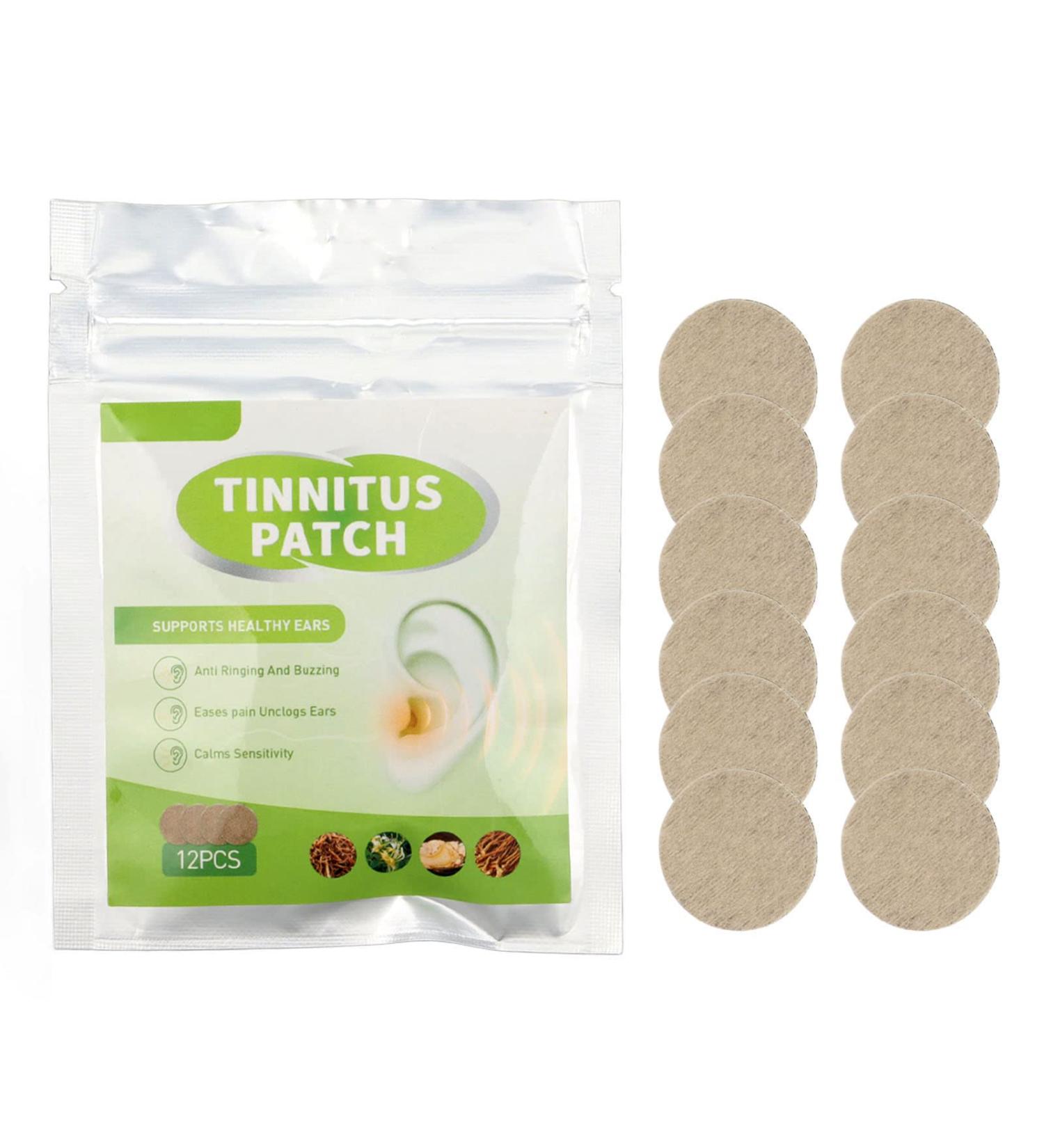 Tinnitus Relief Patch 12pcs - Ear Pain & Noise Reduction Stickers - Buy Online on GoSupps.com