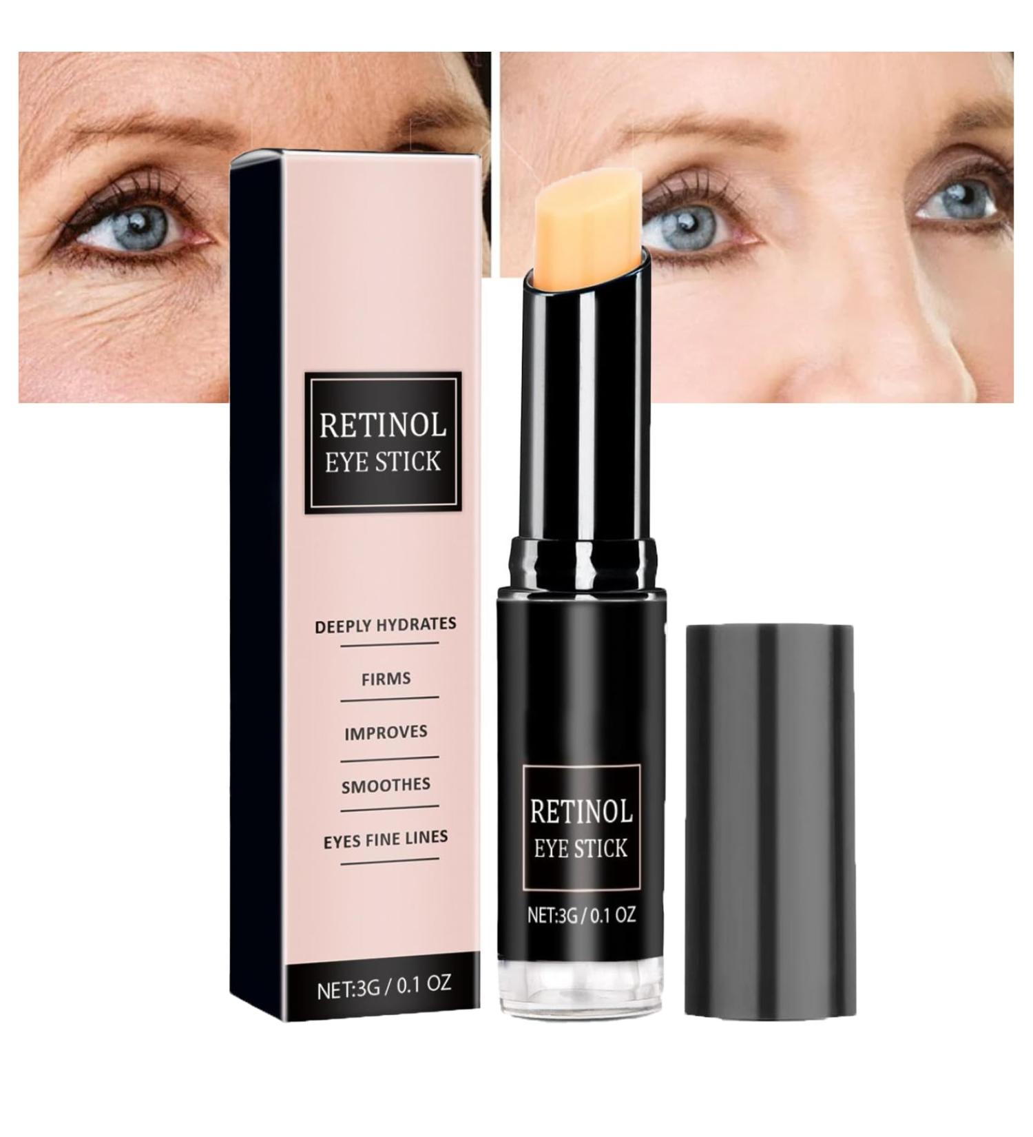 Retinol Eye Cream Stick | Eye Cream Anti Aging Bag Balm | Instant Lift Plus Eye Bag Instant Eye Lift. Instantly Removes Bags Dark Circles Firming Delicate skin (1) - Buy Online on GoSupps.com