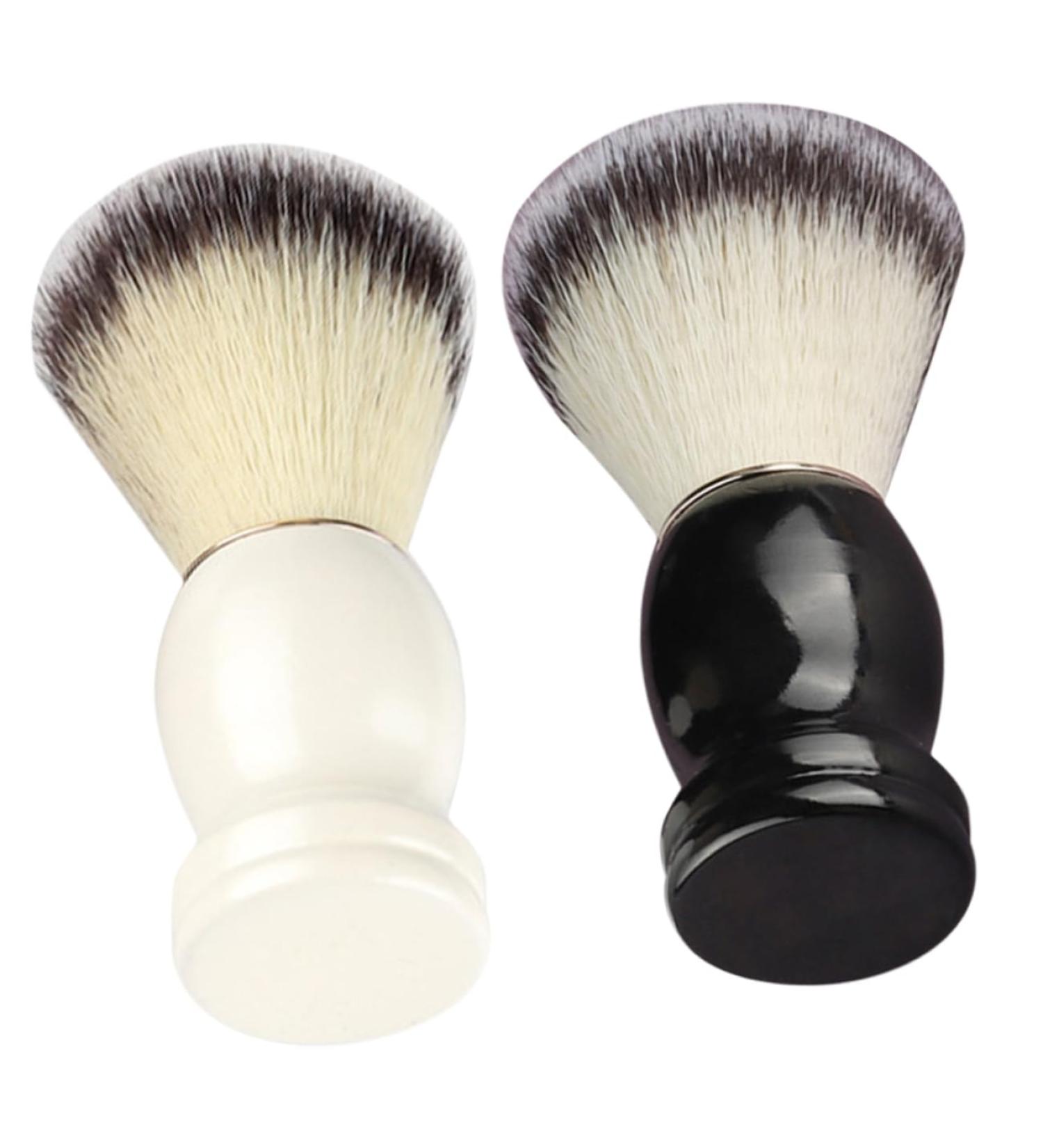Frcolor 2-Pack Manual Shaving Brush - Eco-Friendly Facial Tool for Perfect Lather & Sustainable Shaving - Buy Online on GoSupps.com