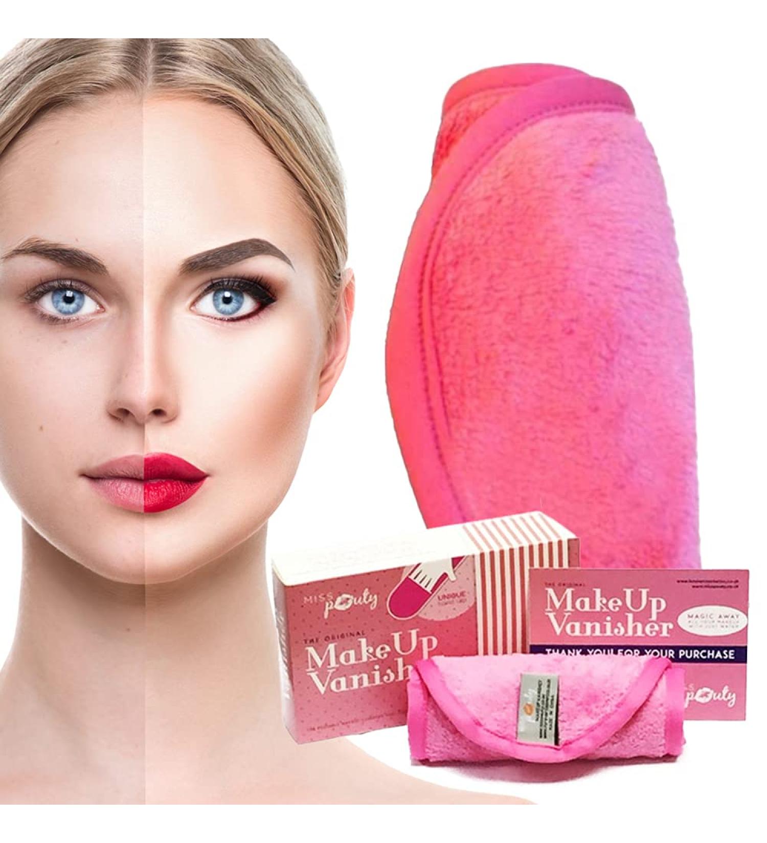 The Original Miss Pouty MakeUp Vanisher Eraser Cloth With Integrated Glove- Removes Make Up With Just Water - Buy Online on GoSupps.com