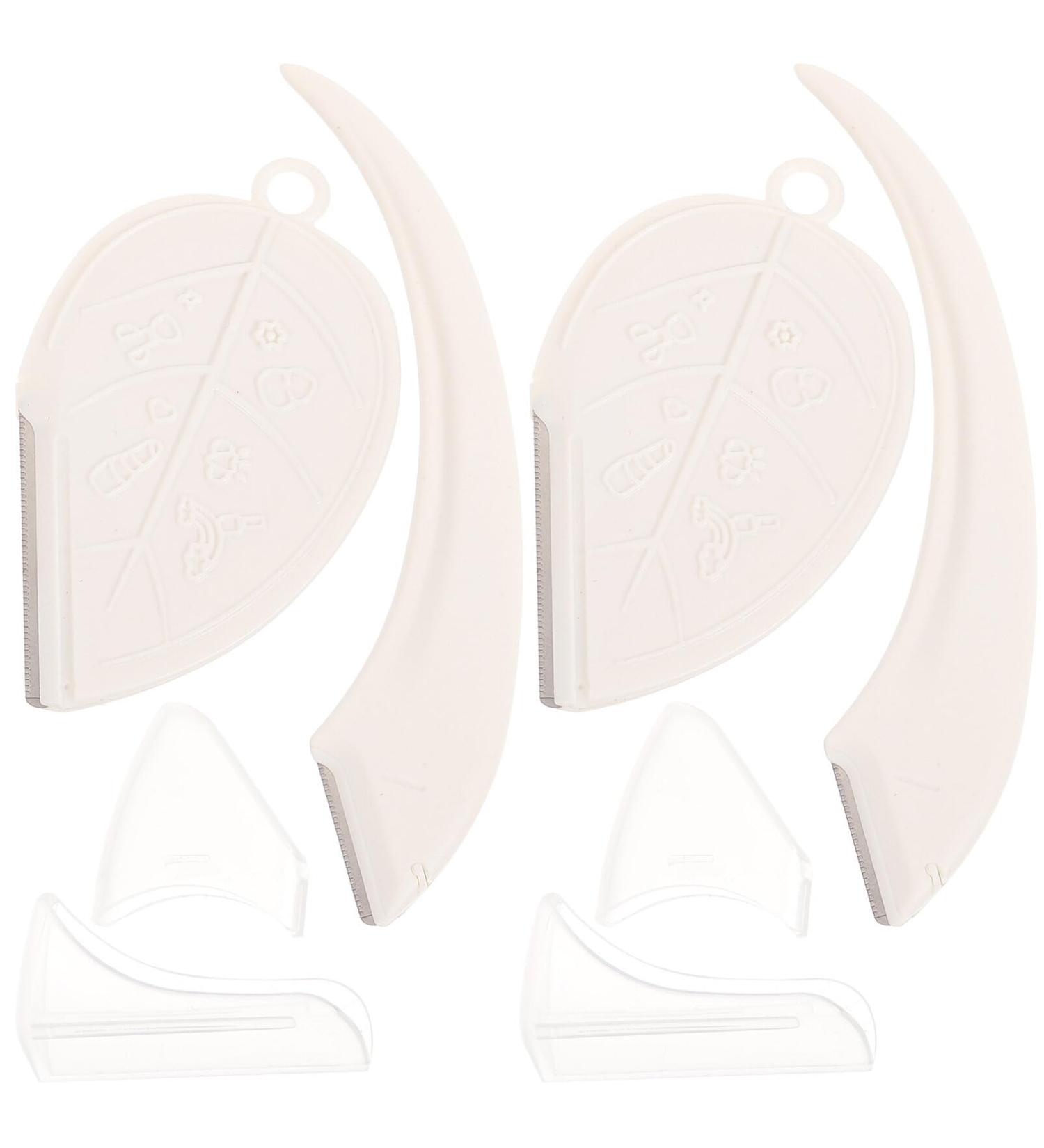 Beaupretty Eyebrow Razor Set - 4 Ergonomic Manual Face Hair Removers for Women & Girls - Dermaplaning Tool for Smooth Skin - Buy Online on GoSupps.com